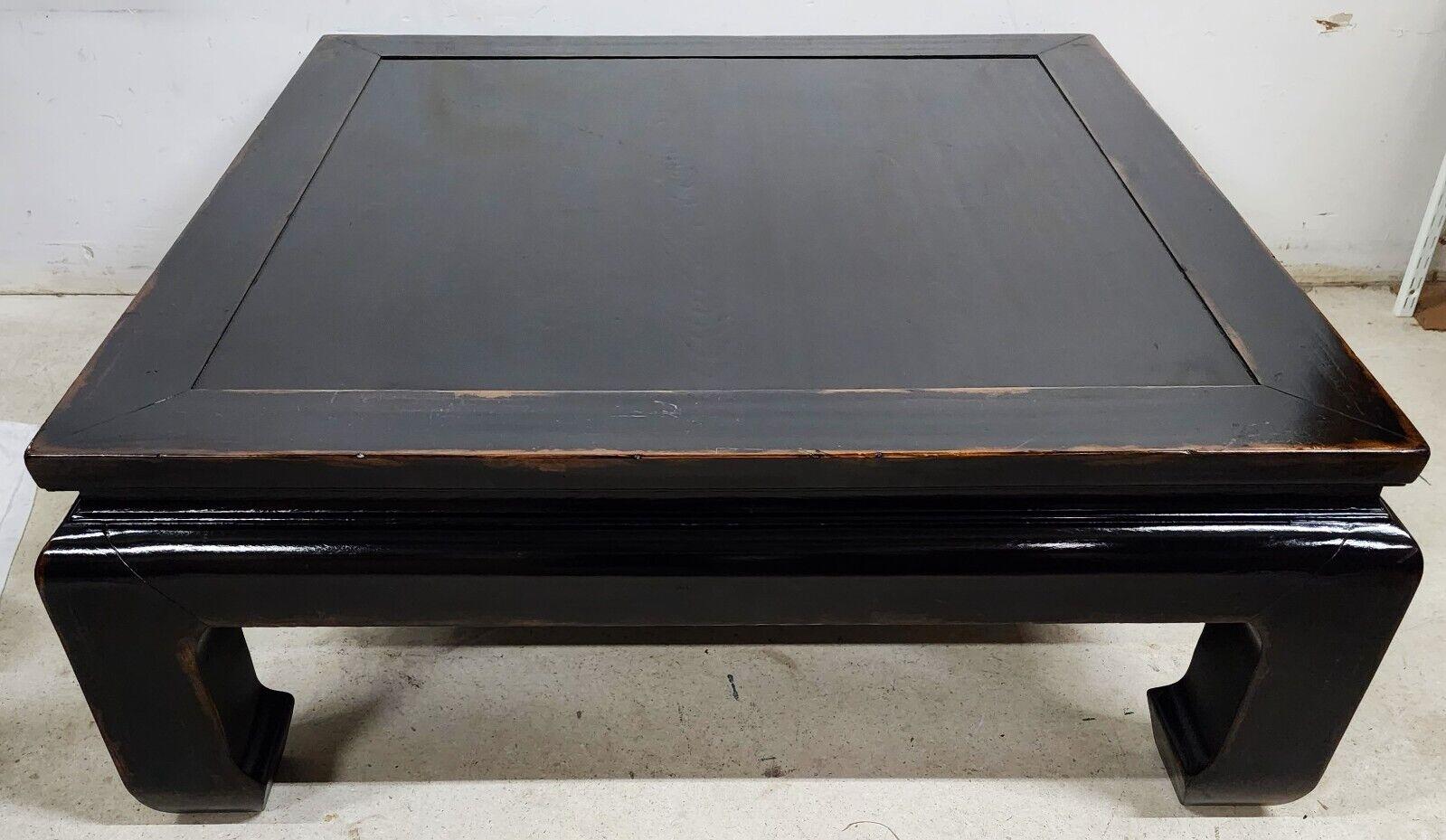 Ming Asian Coffee Table Opium Distressed 3