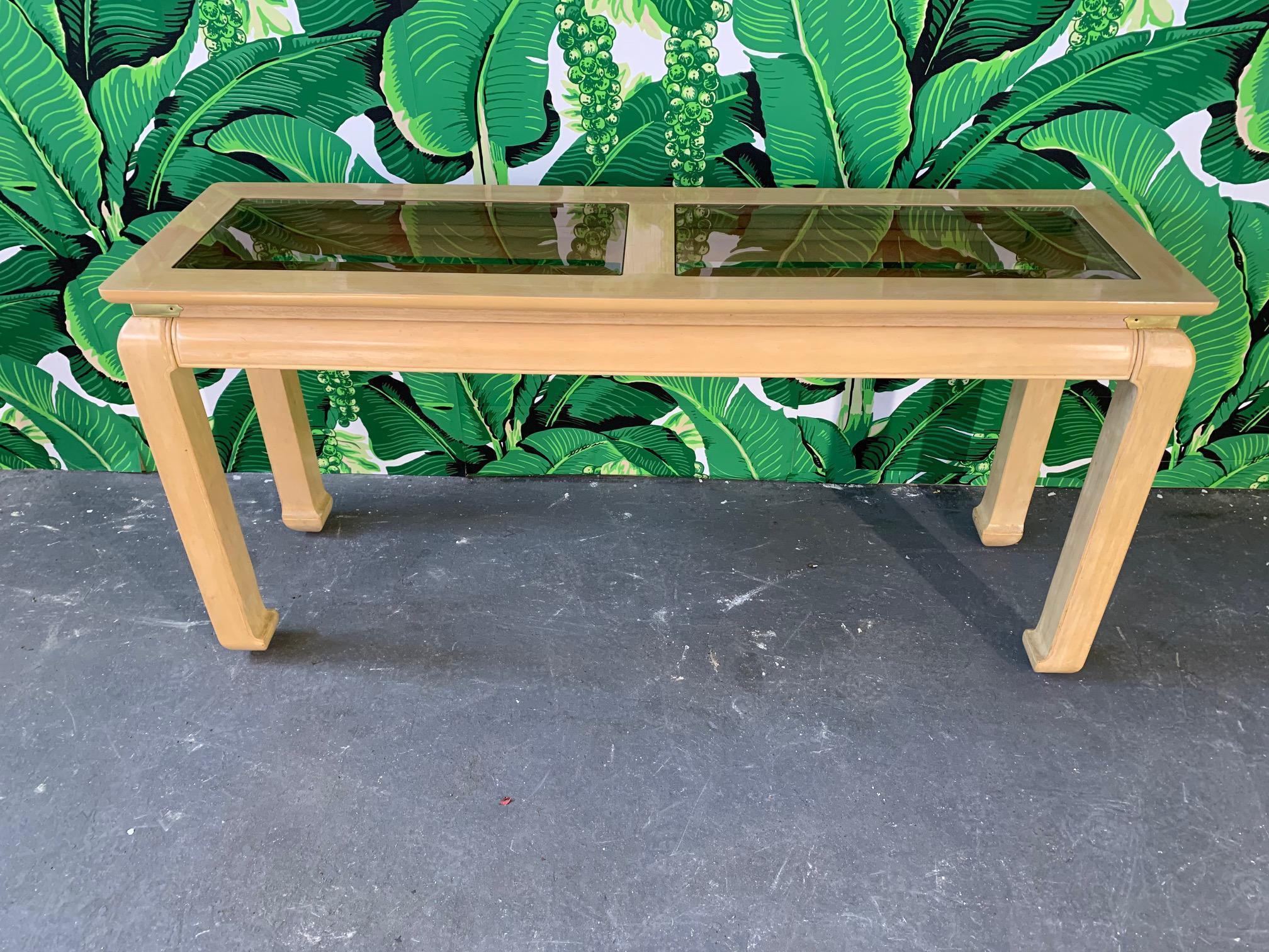 Ming Asian Console Table by Bernhardt For Sale 4