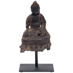 Ming Bronze Seated Buddha, circa 1600