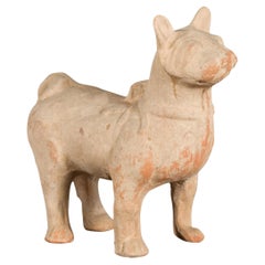 Ming Dynasty 18th Century Terracotta Sculpture Depicting a Mythical Creature