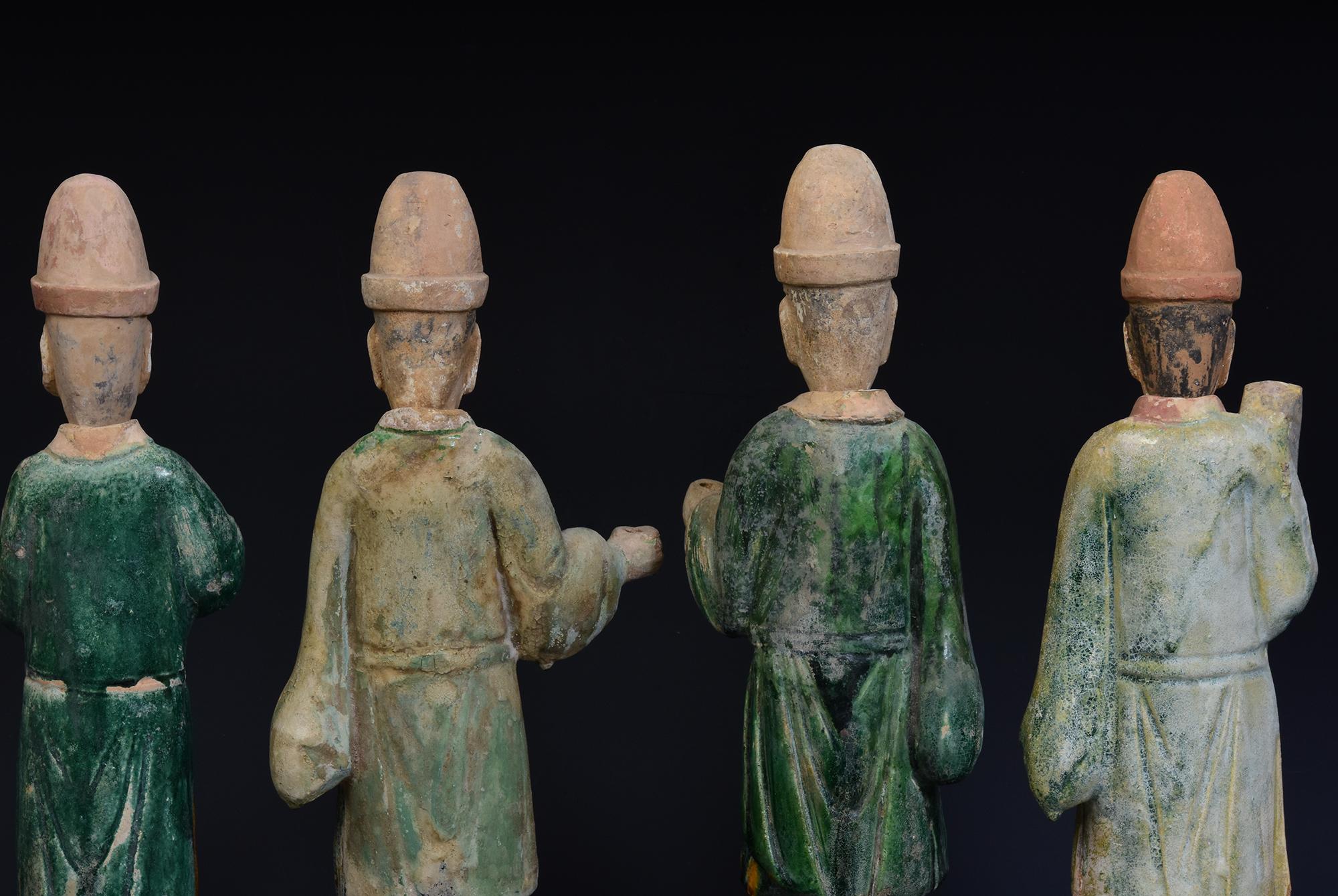 Ming Dynasty, Ein Satz antiker chinesischer glasierter Töpferwaren und Sänfte im Angebot 12