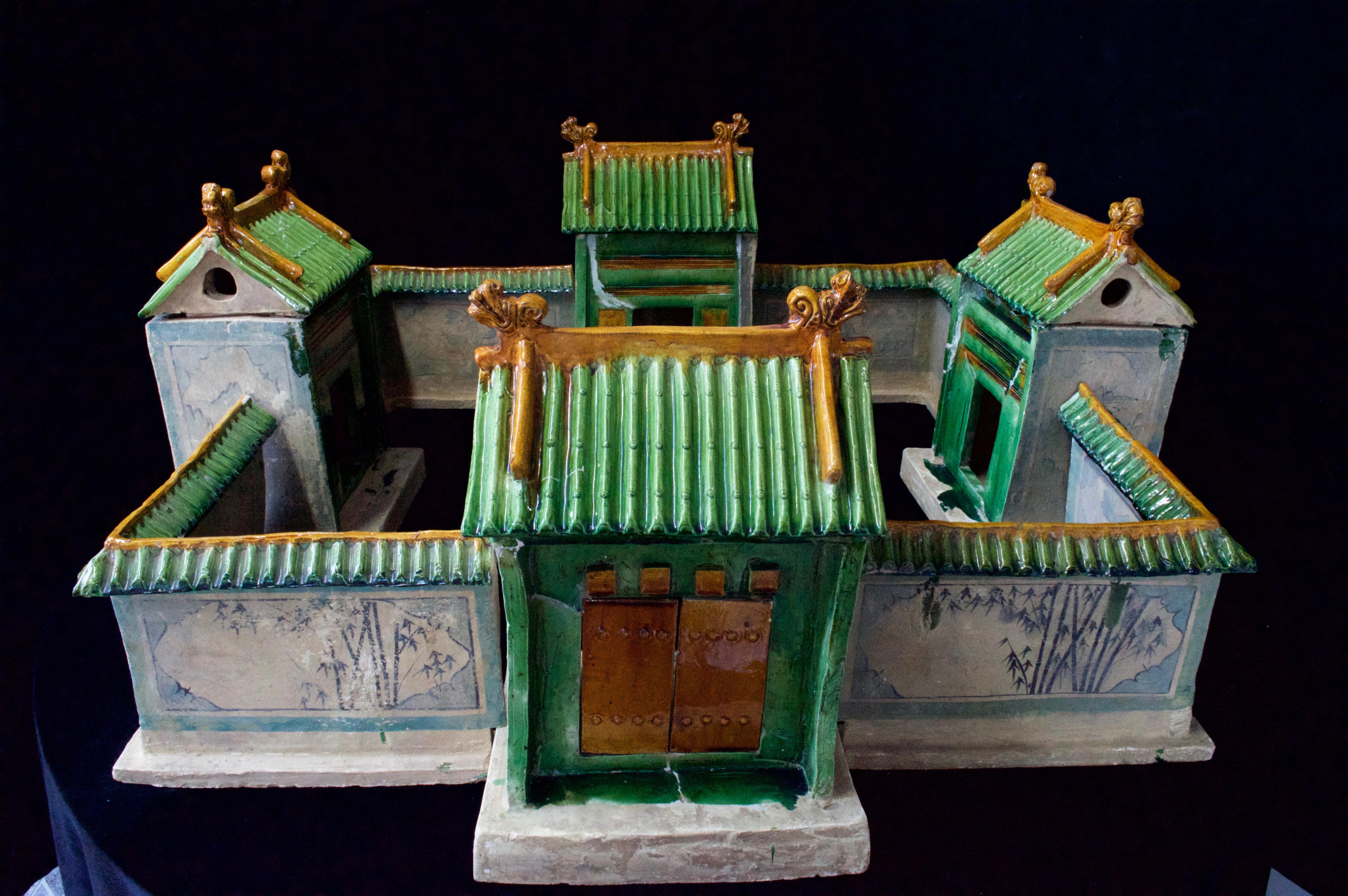 18th Century and Earlier Ming Dynasty Chinese Countryside Villa - TL Tested For Sale