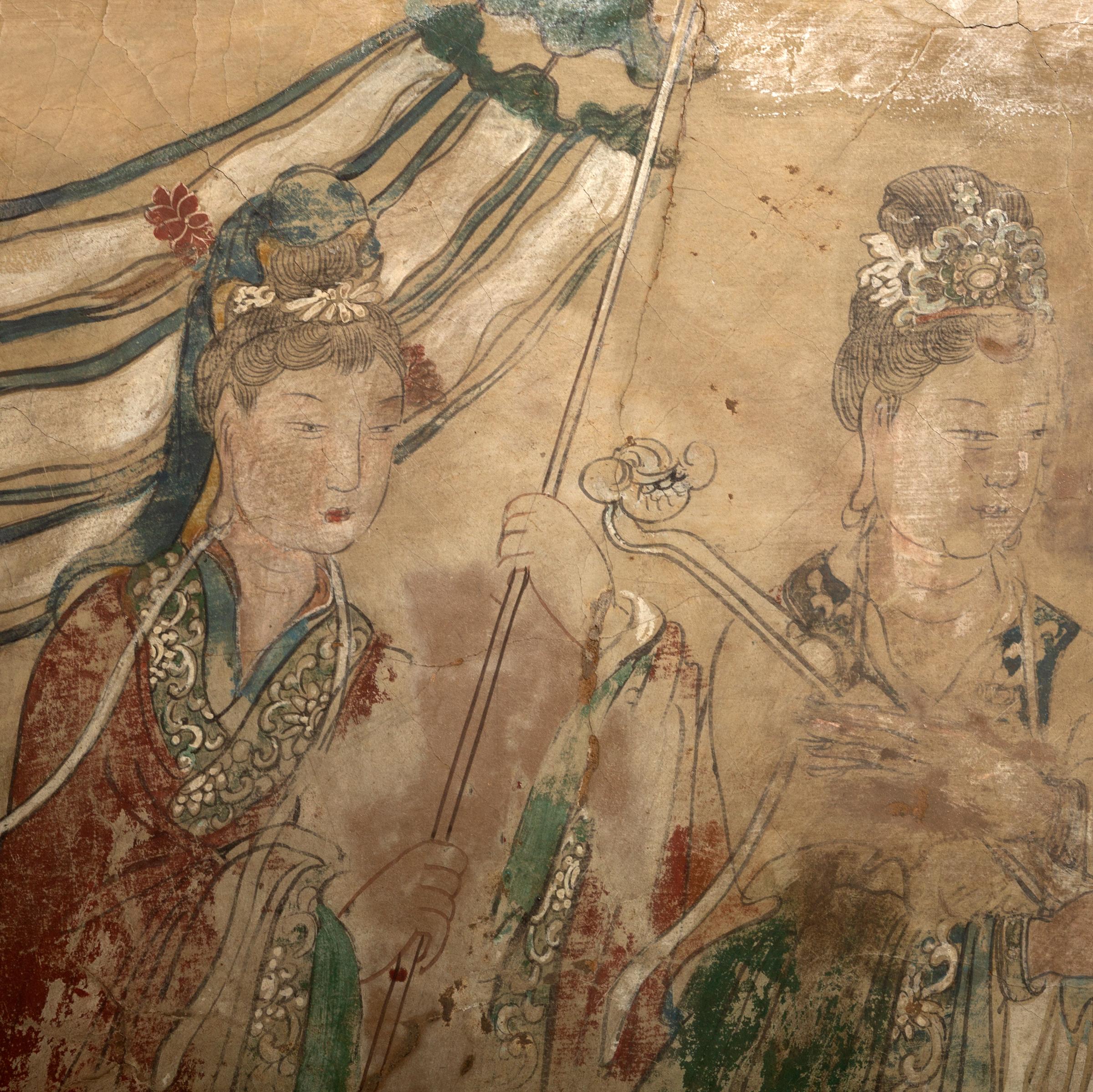 buddha mural painting