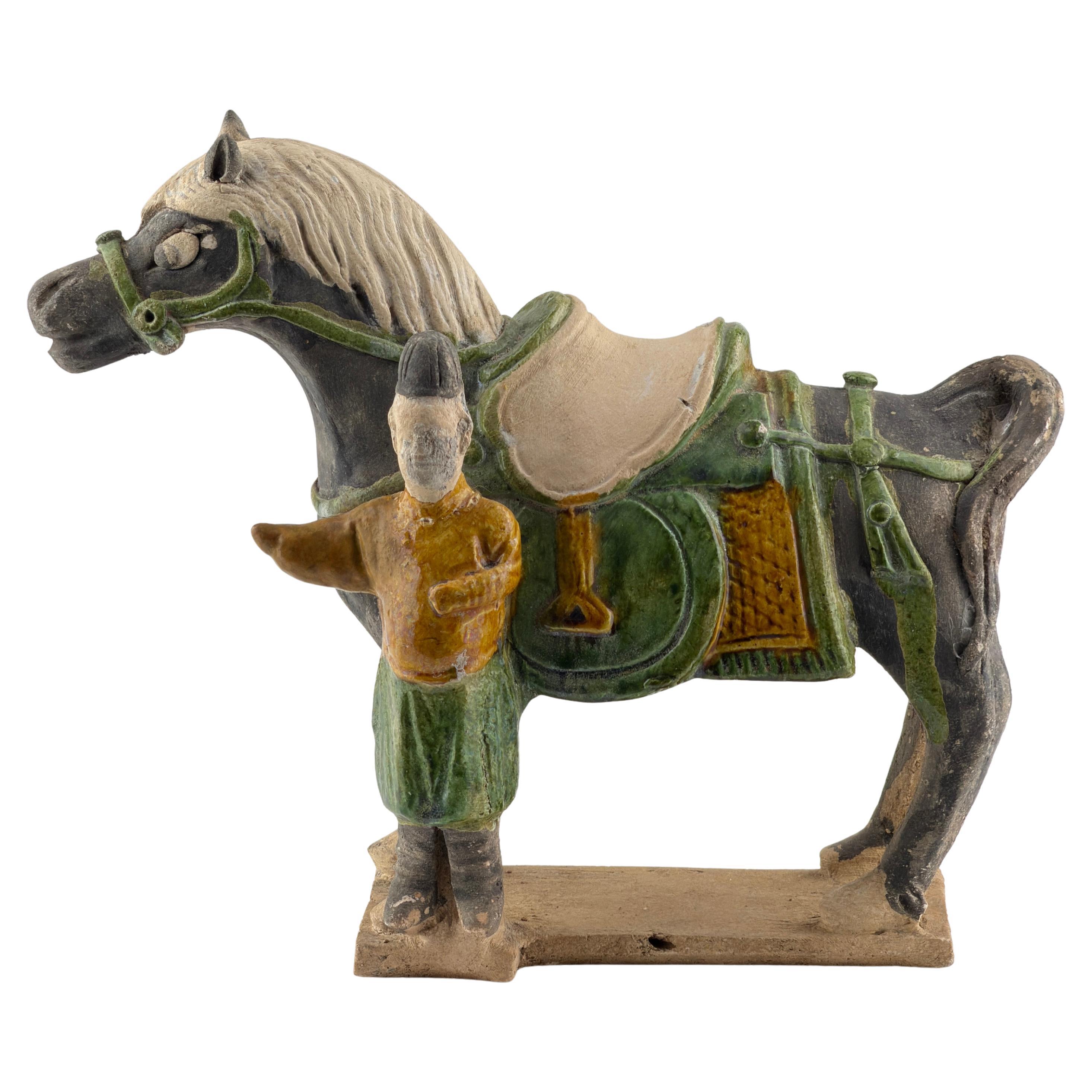 Cheval et cavalier de la dynastie Ming Greene 
Greene (15-16e siècle)