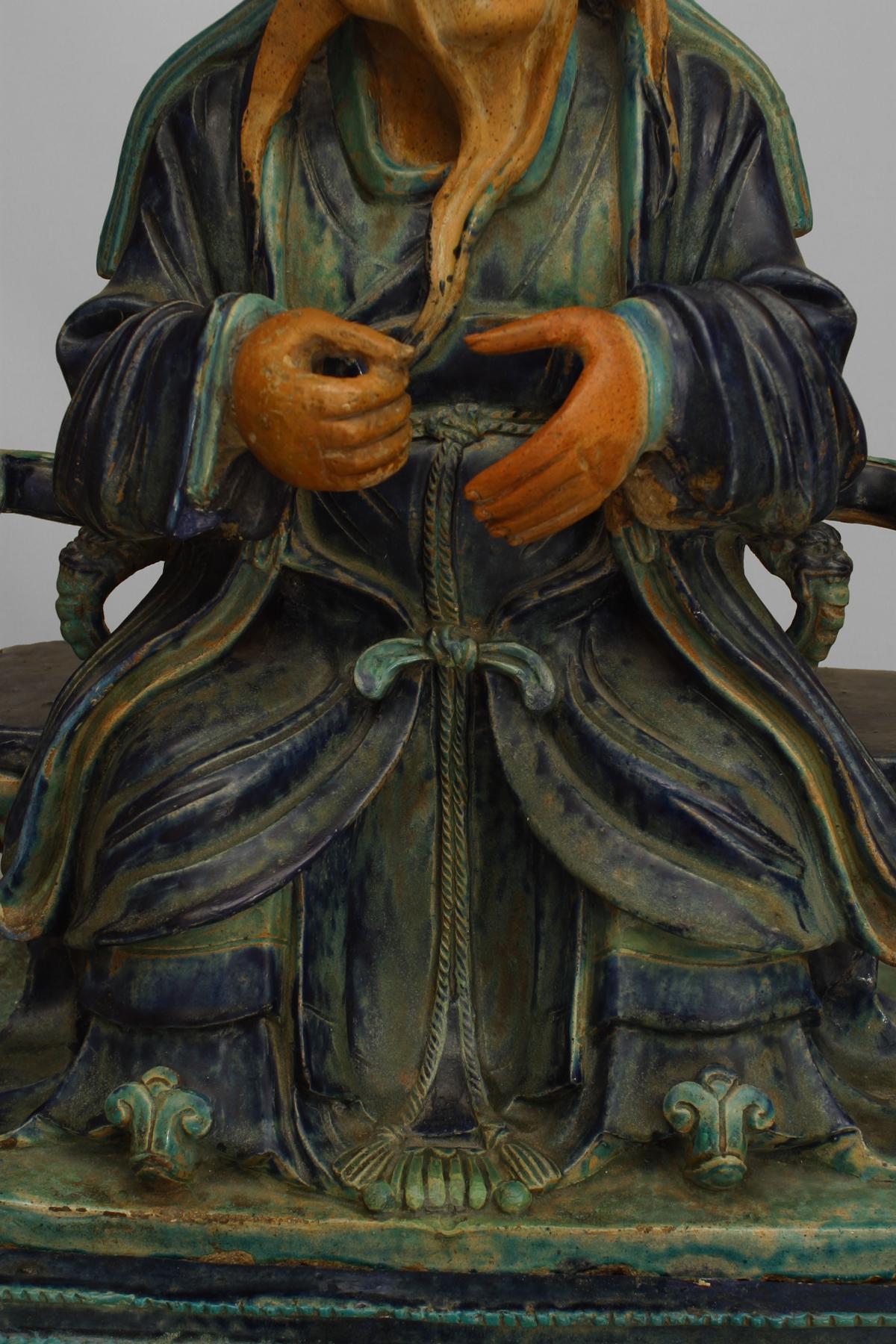 Chinese Export Ming Dynasty Porcelain Shou Lau Figure For Sale