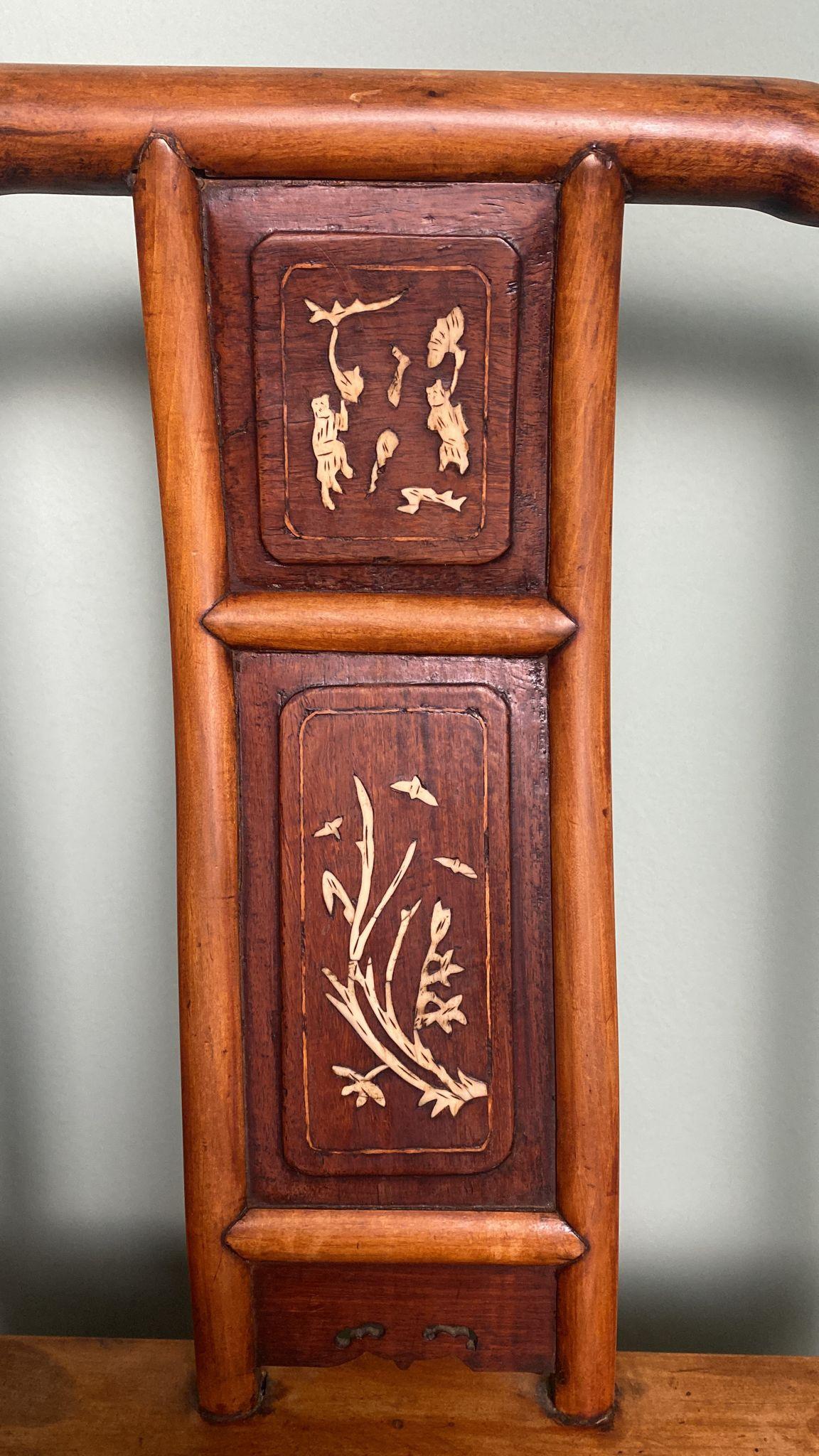 Ming Dynasty Style Four Chinese Ceremonial Chairs For Sale 8