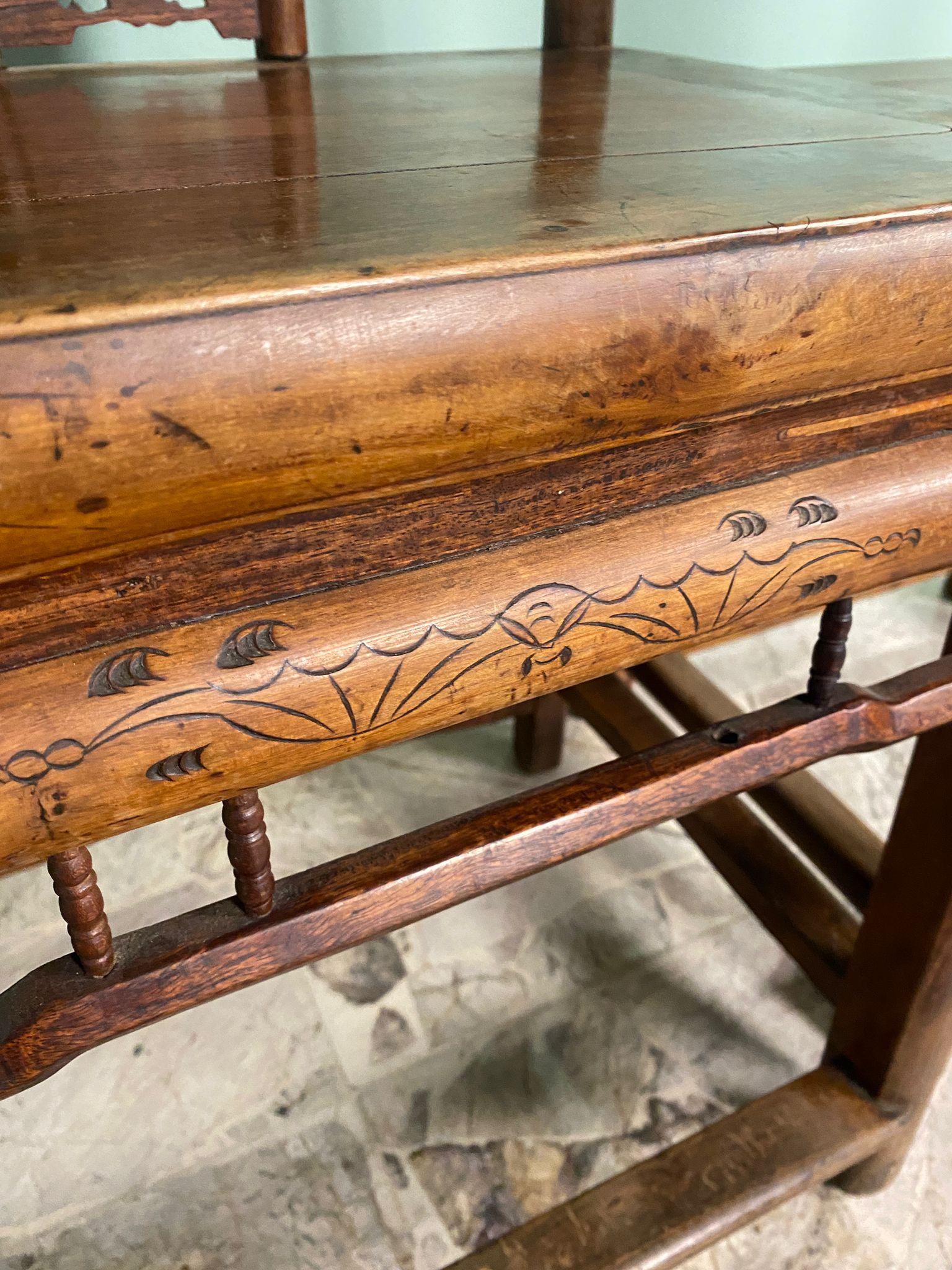 Ming Dynasty Style Four Chinese Ceremonial Chairs For Sale 11