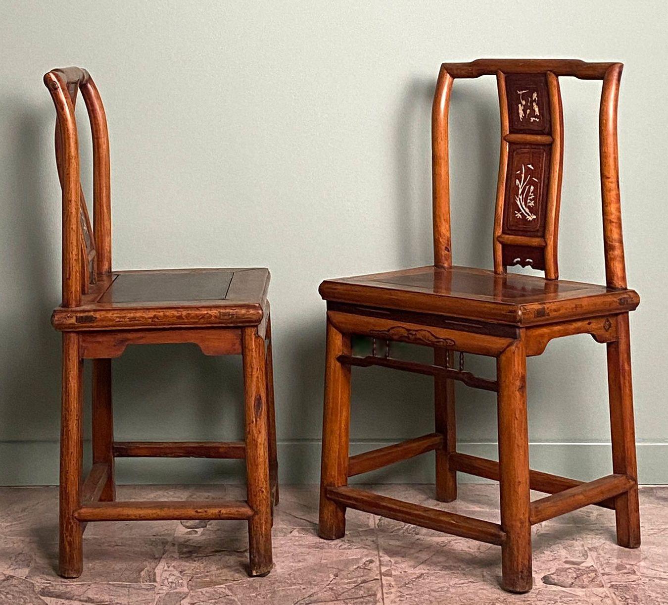 Ming Dynasty Style Four Chinese Ceremonial Chairs For Sale 2