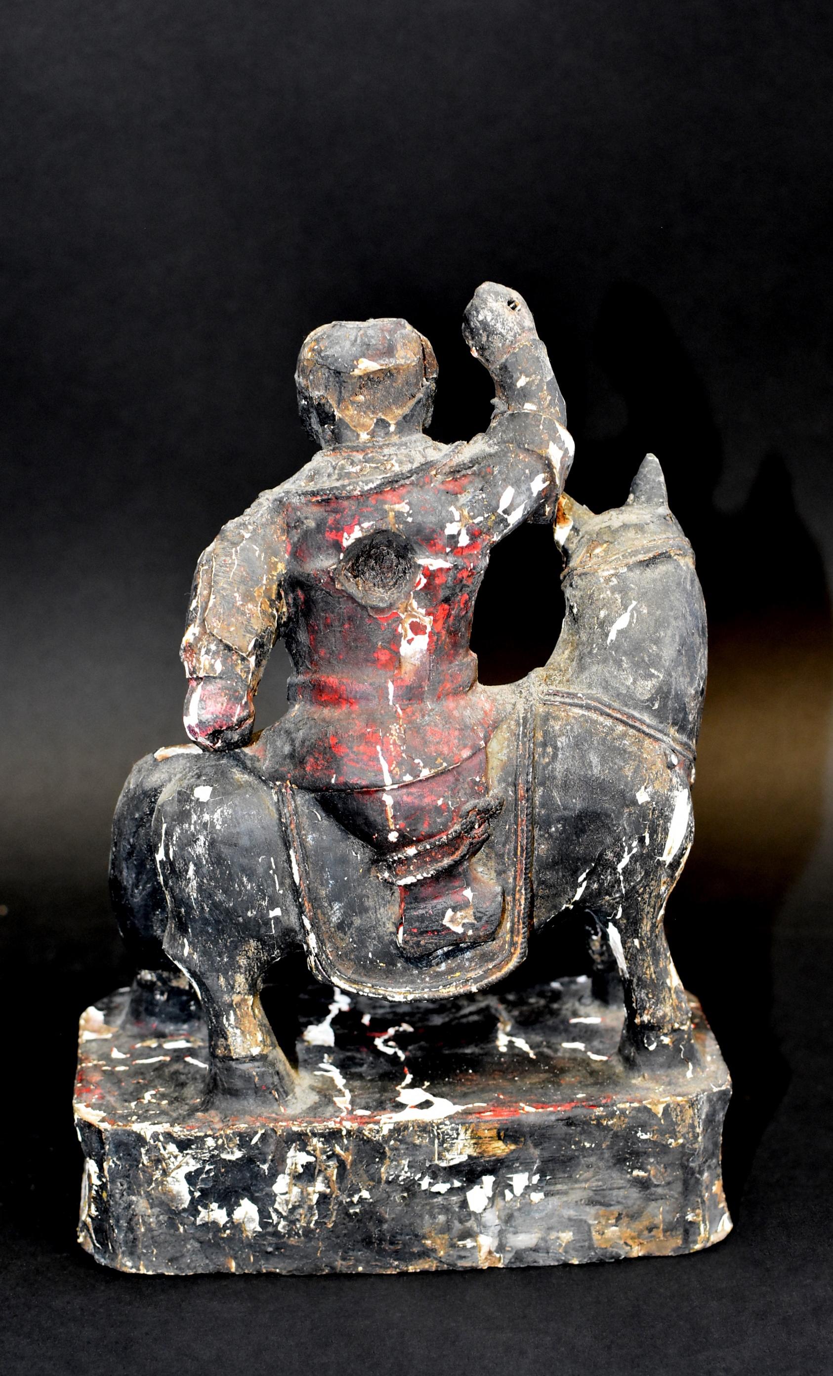 Statue d'un guerrier de Ming en vente 13