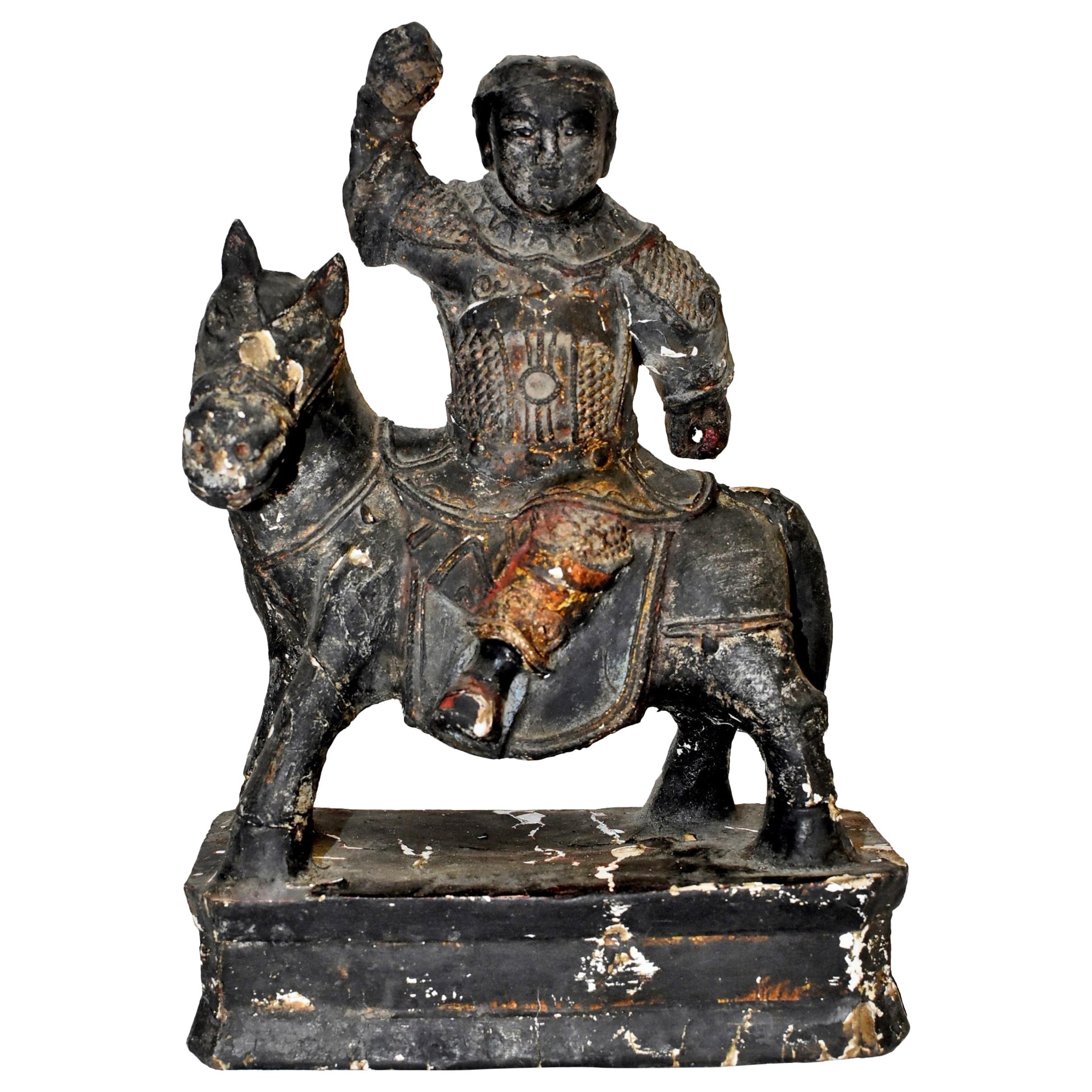 Ming Dynasty Warrior Statue