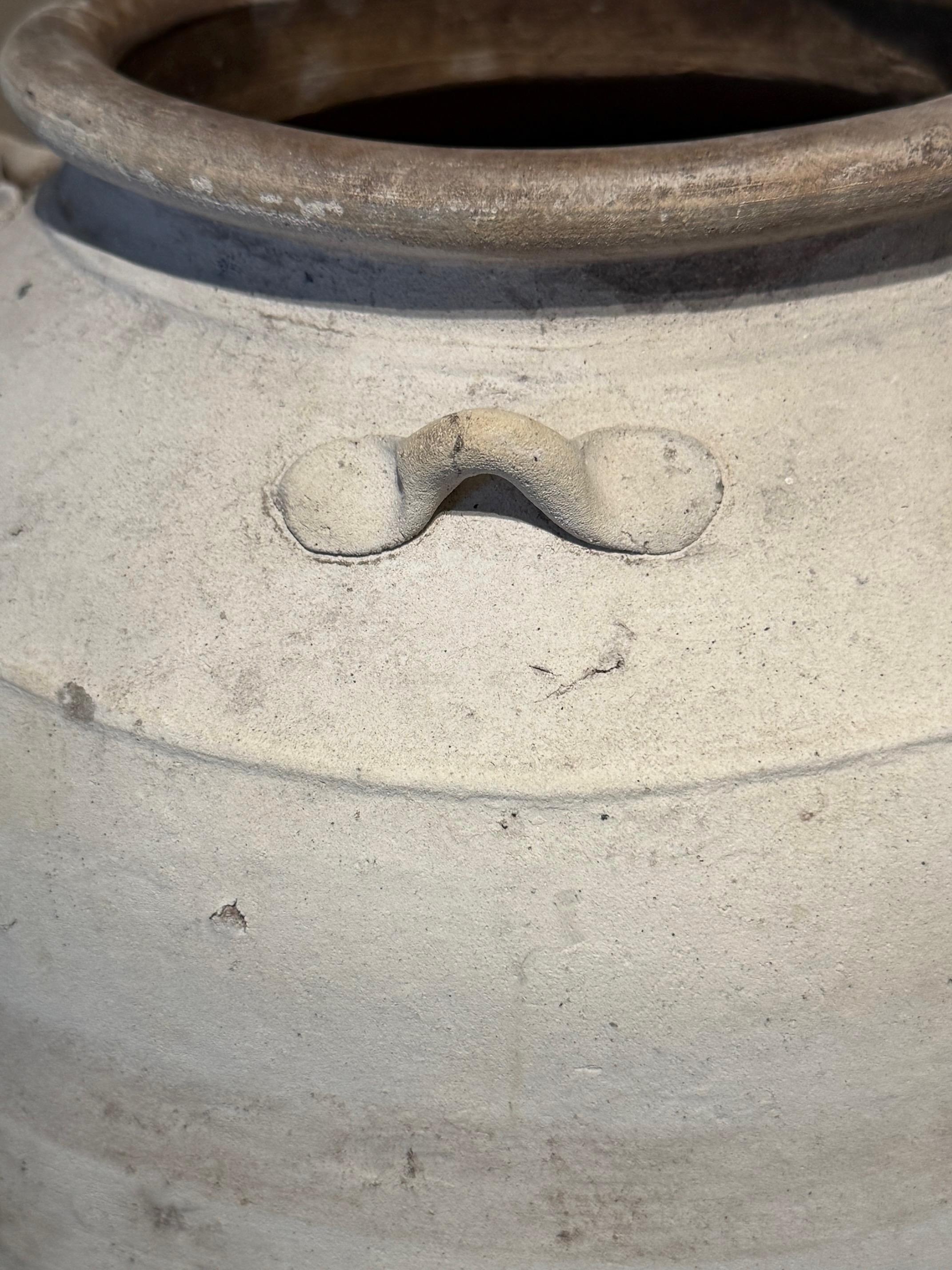 Ceramica Vaso per alimenti in ceramica non smaltata della dinastia Ming, Cina, XVIII secolo in vendita