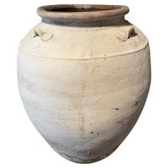 Vaso per alimenti in ceramica non smaltata della dinastia Ming, Cina, XVIII secolo