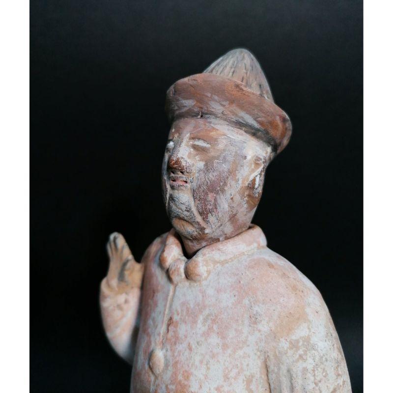 Ming Figurine in Terracotta, Attendant to the Tomb In Good Condition In Torino, IT