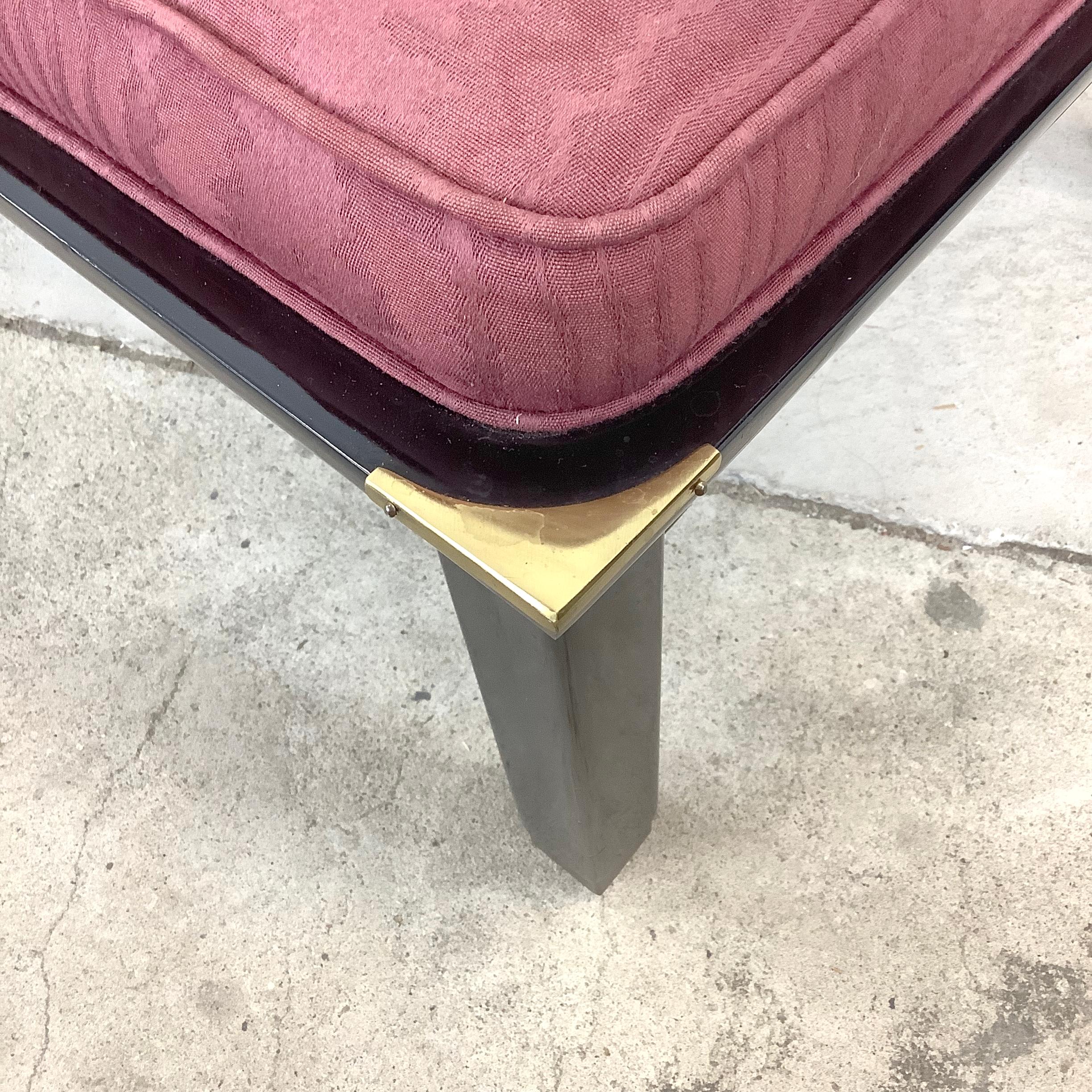 Fauteuil en laque noire inspiré de James Ming, dans le style de James Mont en vente 4