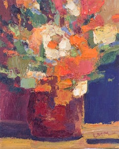 'Bouquet In A Vase' Still-Life Painting by Ming Ming