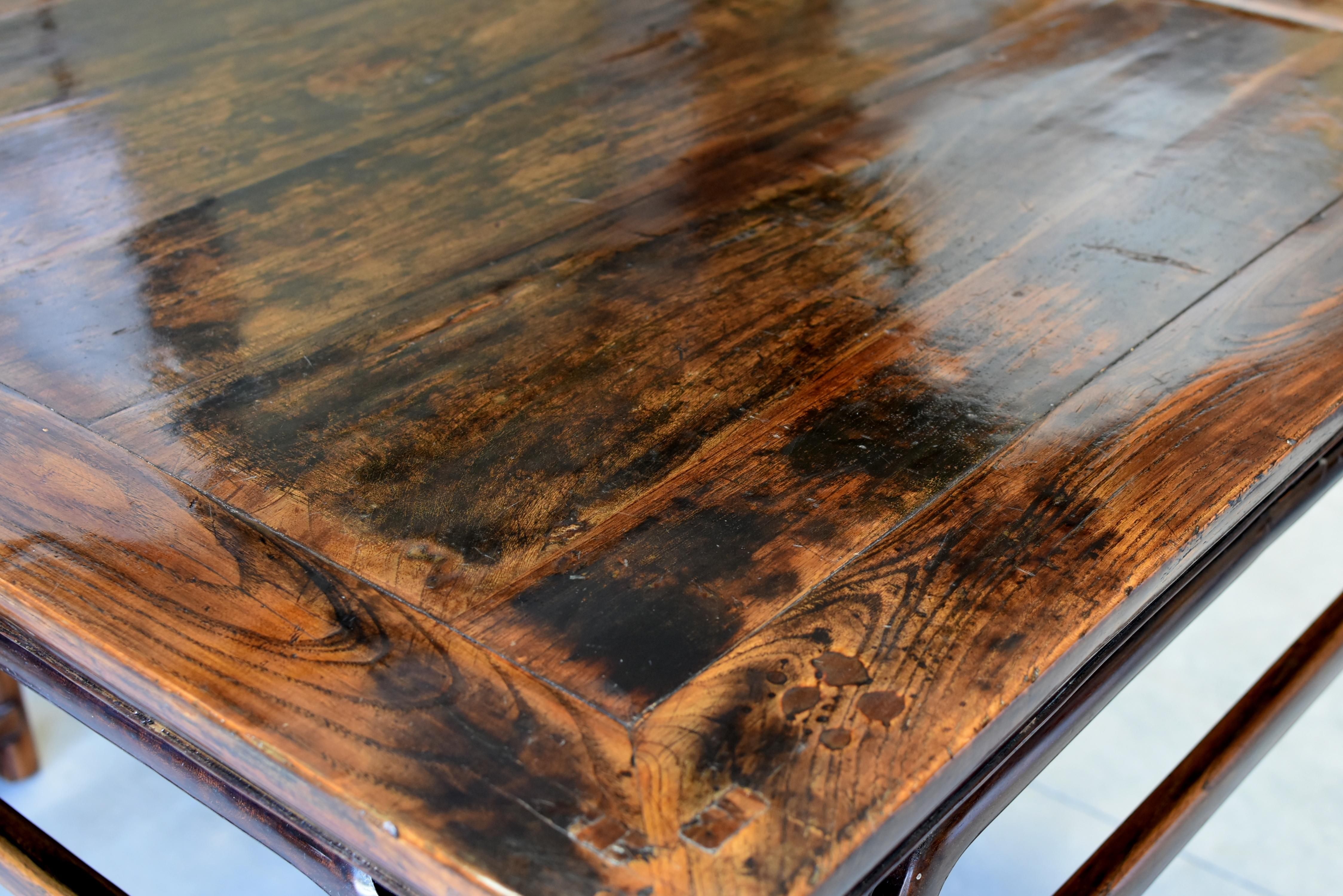 Ming Square Table, circa 1890 For Sale 4