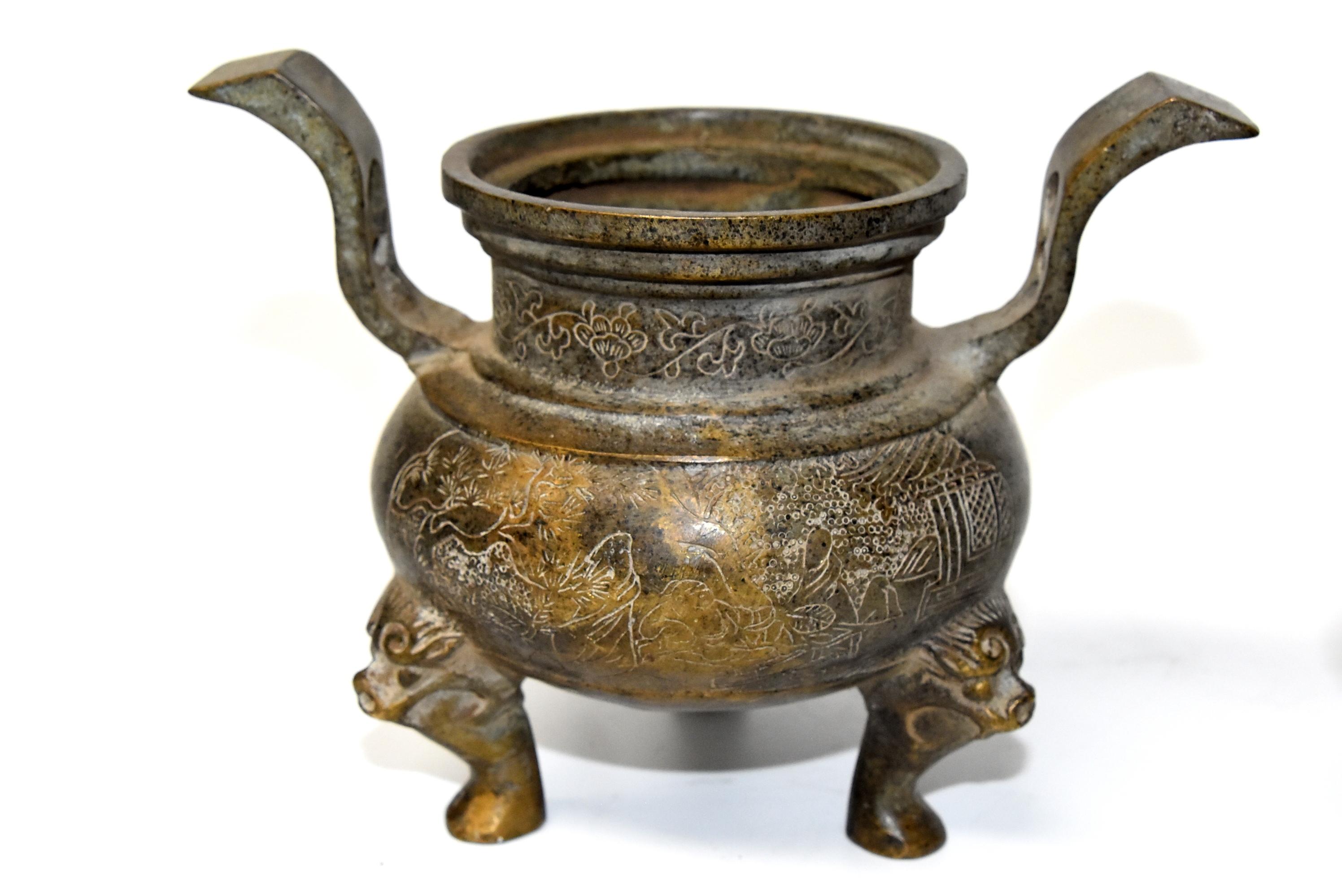 Chinese Temple Censer  For Sale 6