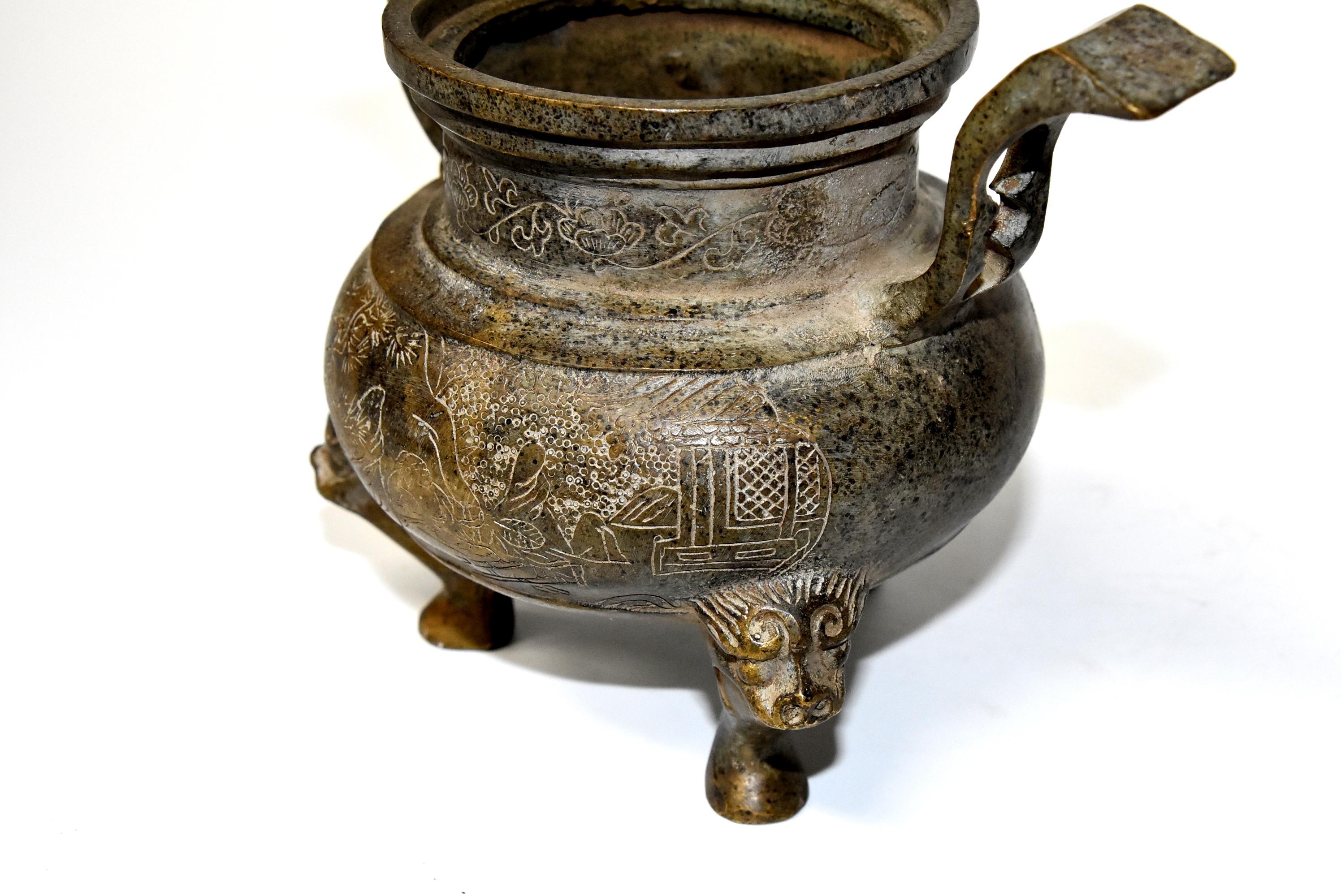 Chinese Temple Censer  For Sale 7