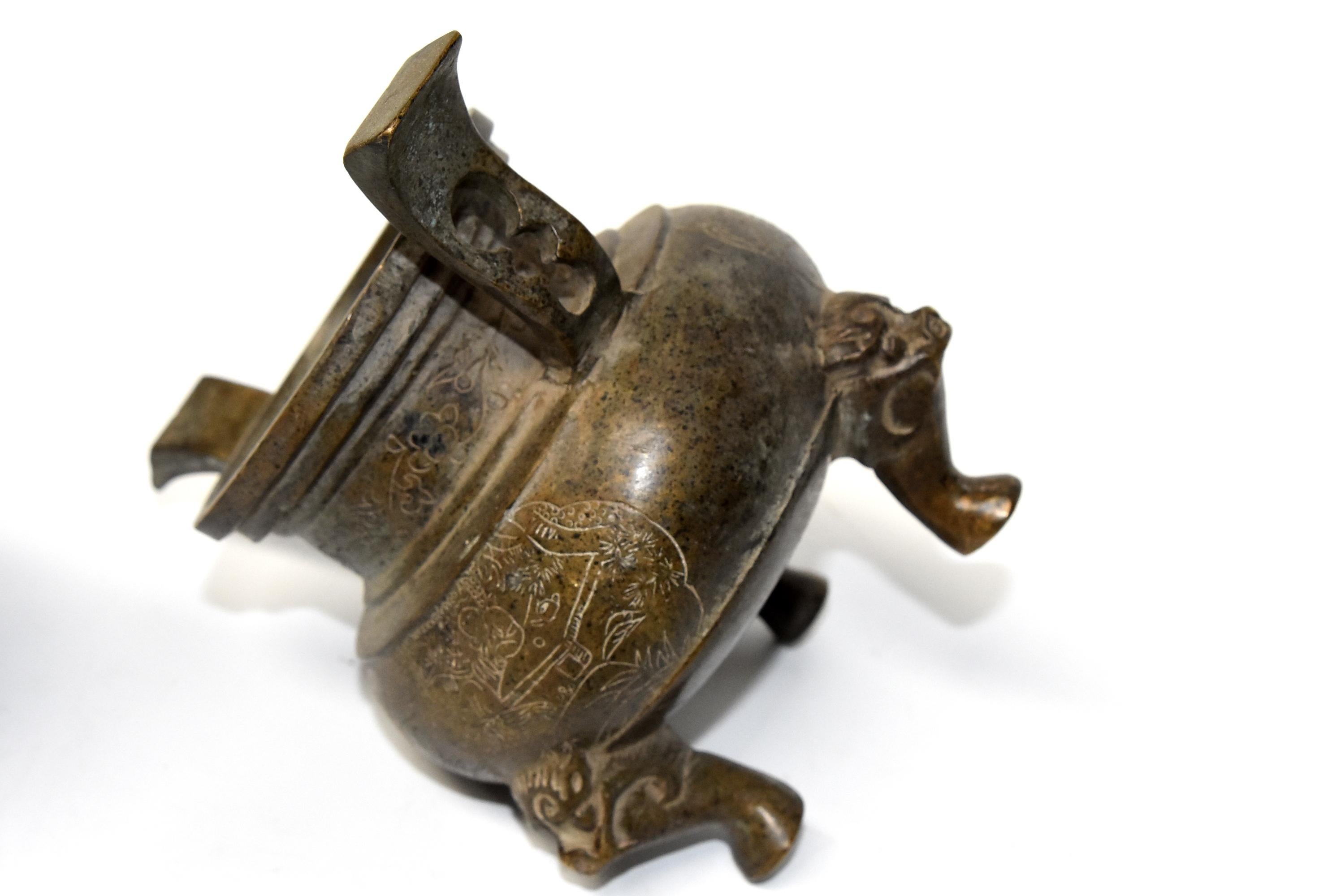Chinese Temple Censer  For Sale 9