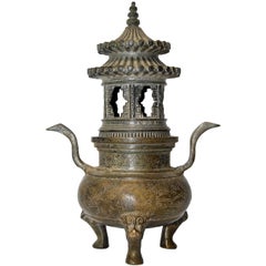 Antique Chinese Temple Censer 