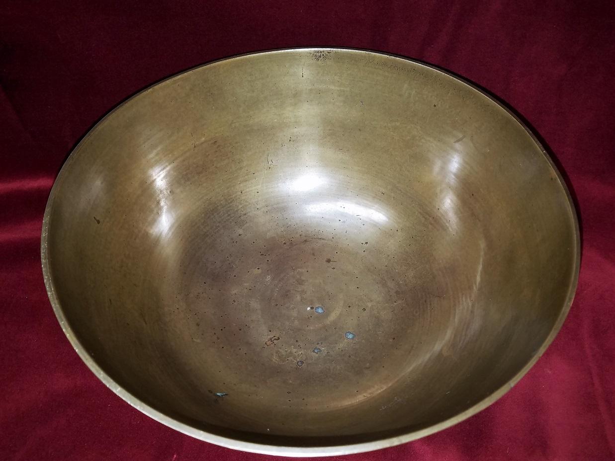 ming dynasty brass bowl