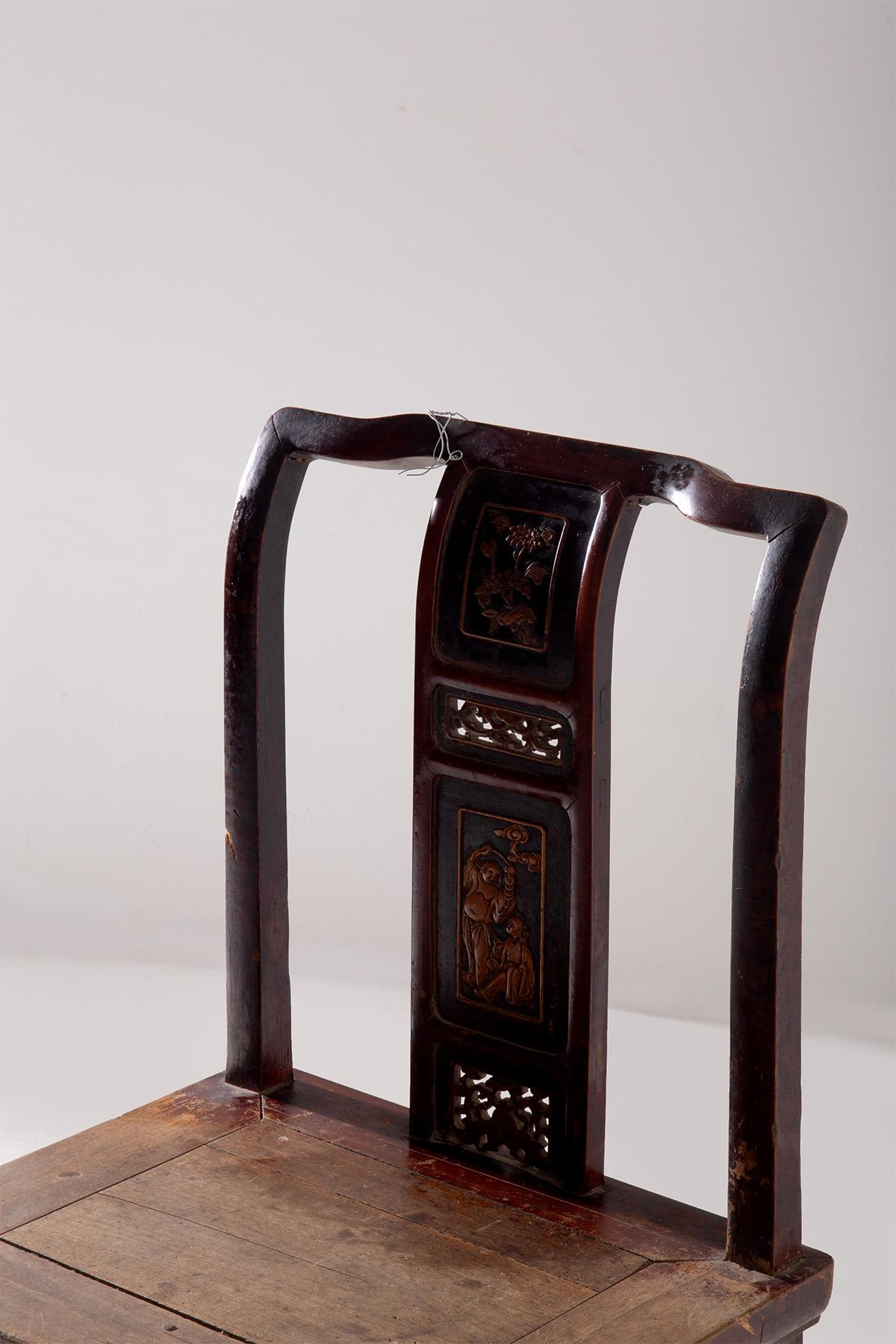 Chaise chinoise de style Ming État moyen - En vente à Milano, IT