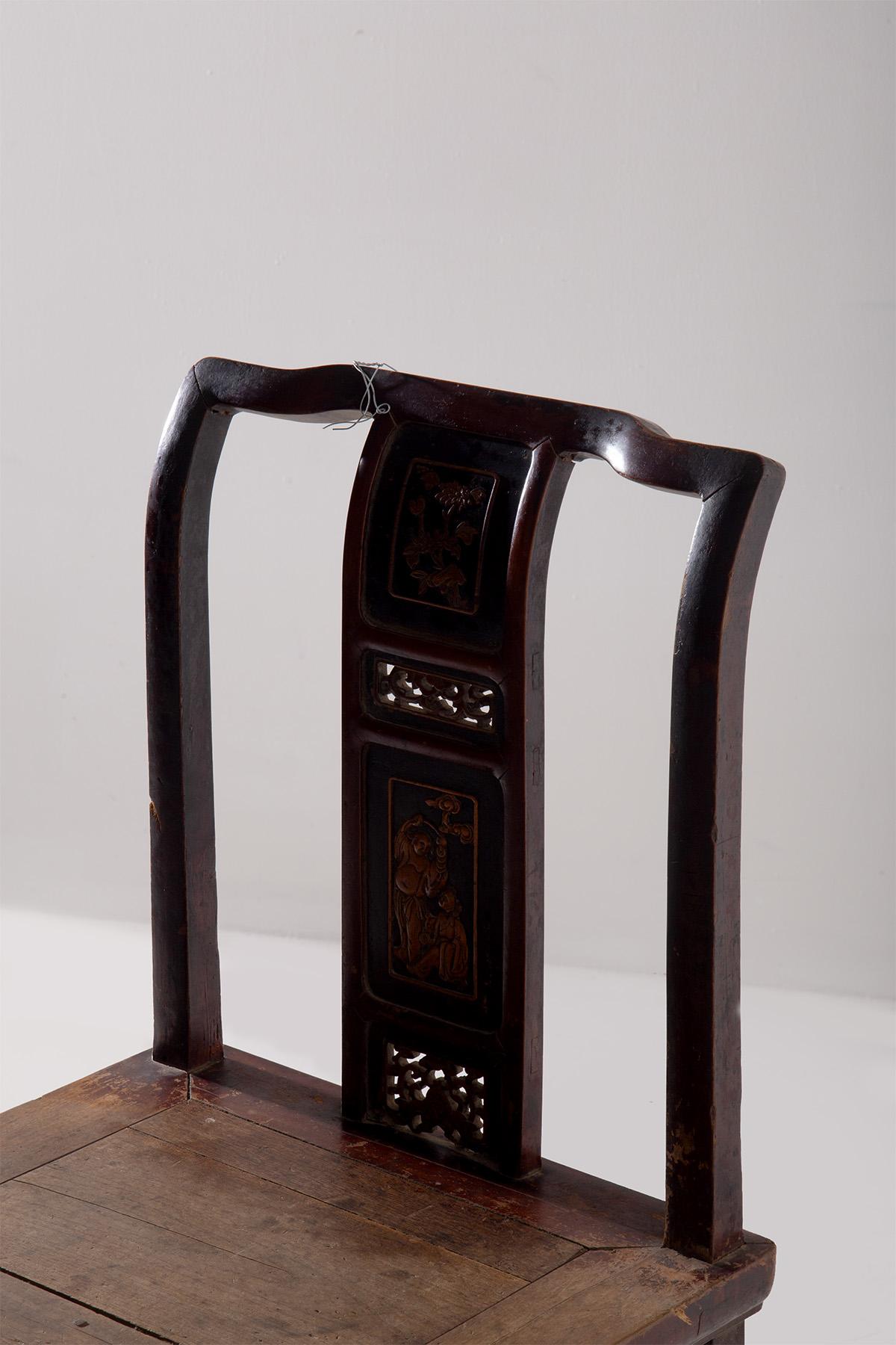 Chaise chinoise de style Ming en vente 1