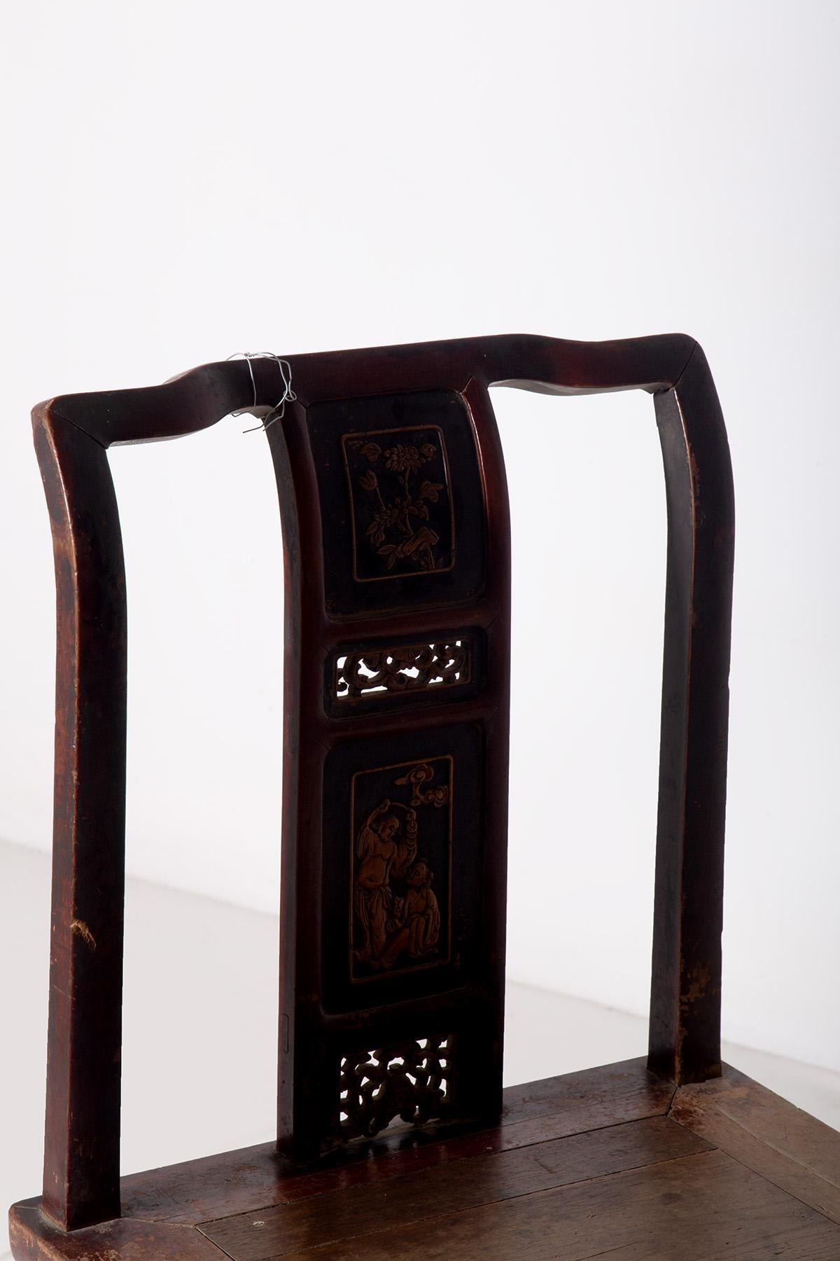 Chaise chinoise de style Ming en vente 2