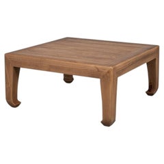 Ming Style Coffee Table in Warm Brown Pine