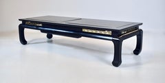 Ming Style Coffee Table With Stone Inserts Top
