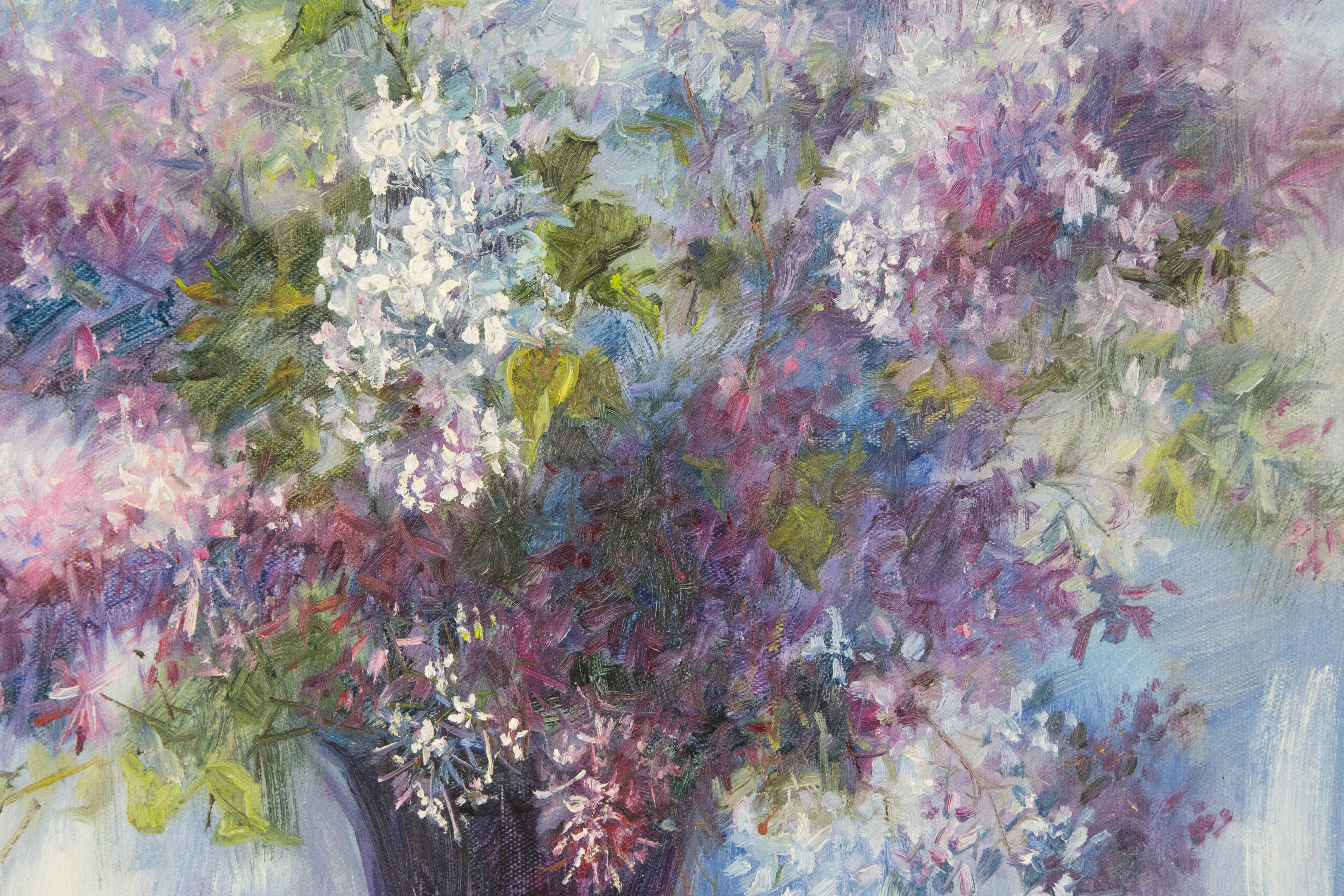 Ming Wang Original Oil On Canvas 