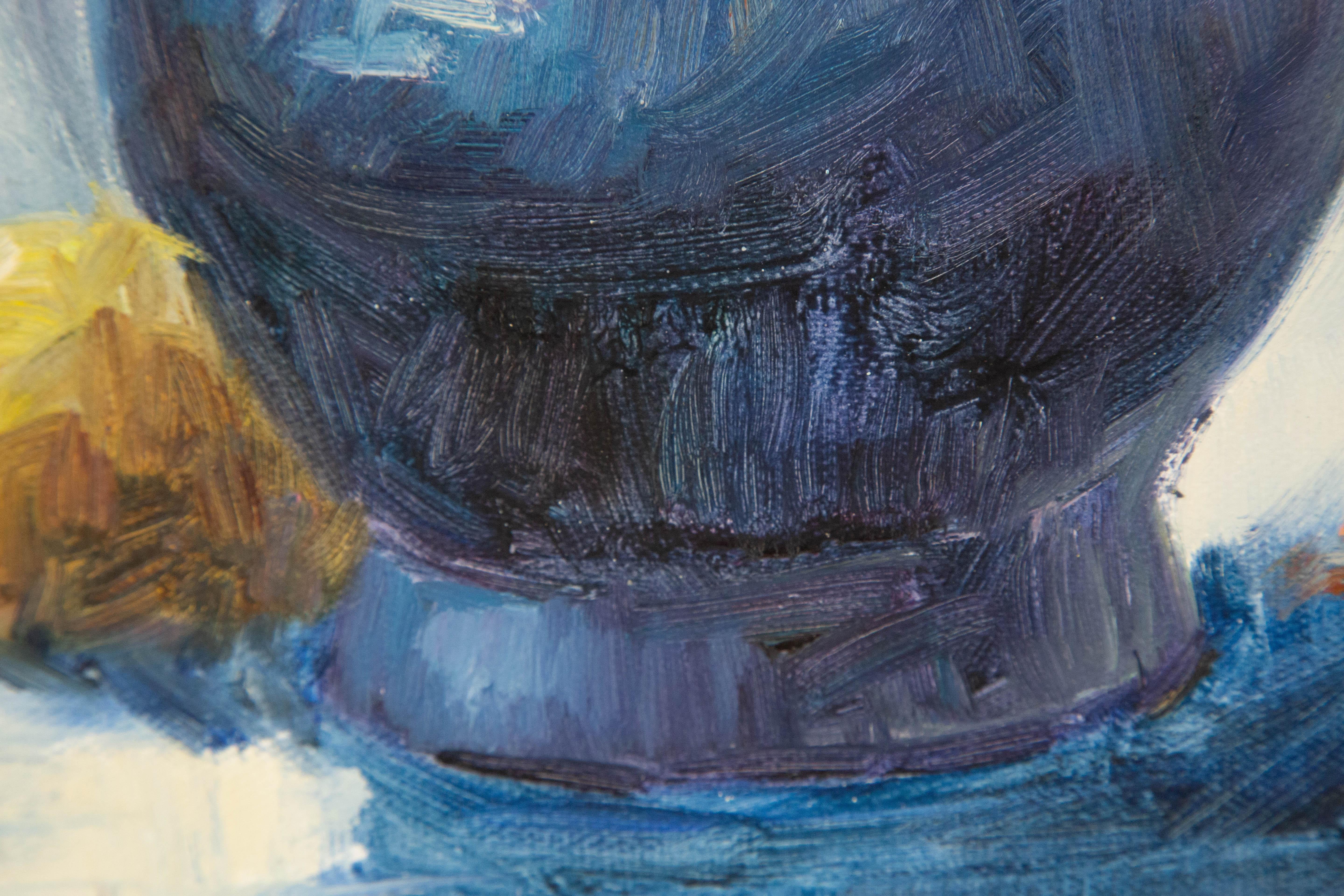 Ming Wang Original Oil On Canvas 