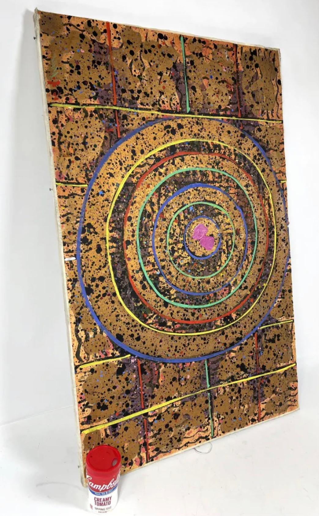 Pittura astratta espressionista cinese-americana Zen Space Scuola del colore WangMing in vendita 5