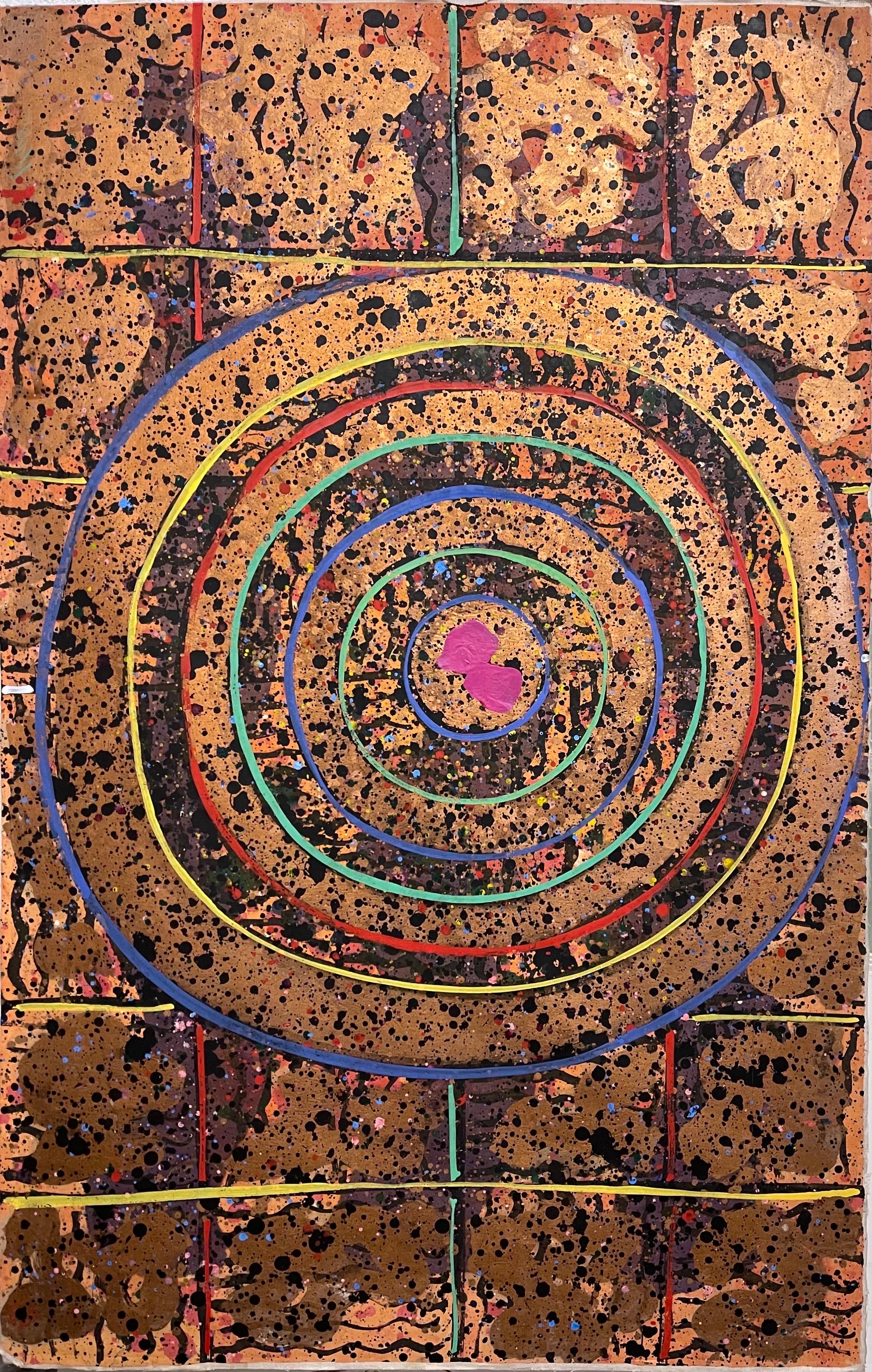 Pittura astratta espressionista cinese-americana Zen Space Scuola del colore WangMing in vendita 10
