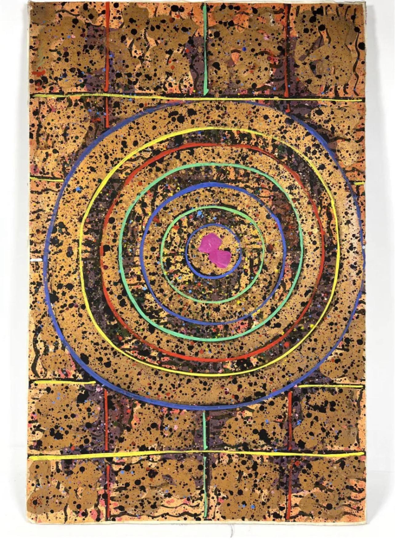 Pittura astratta espressionista cinese-americana Zen Space Scuola del colore WangMing - Painting Espressionismo astratto di MIng Wang