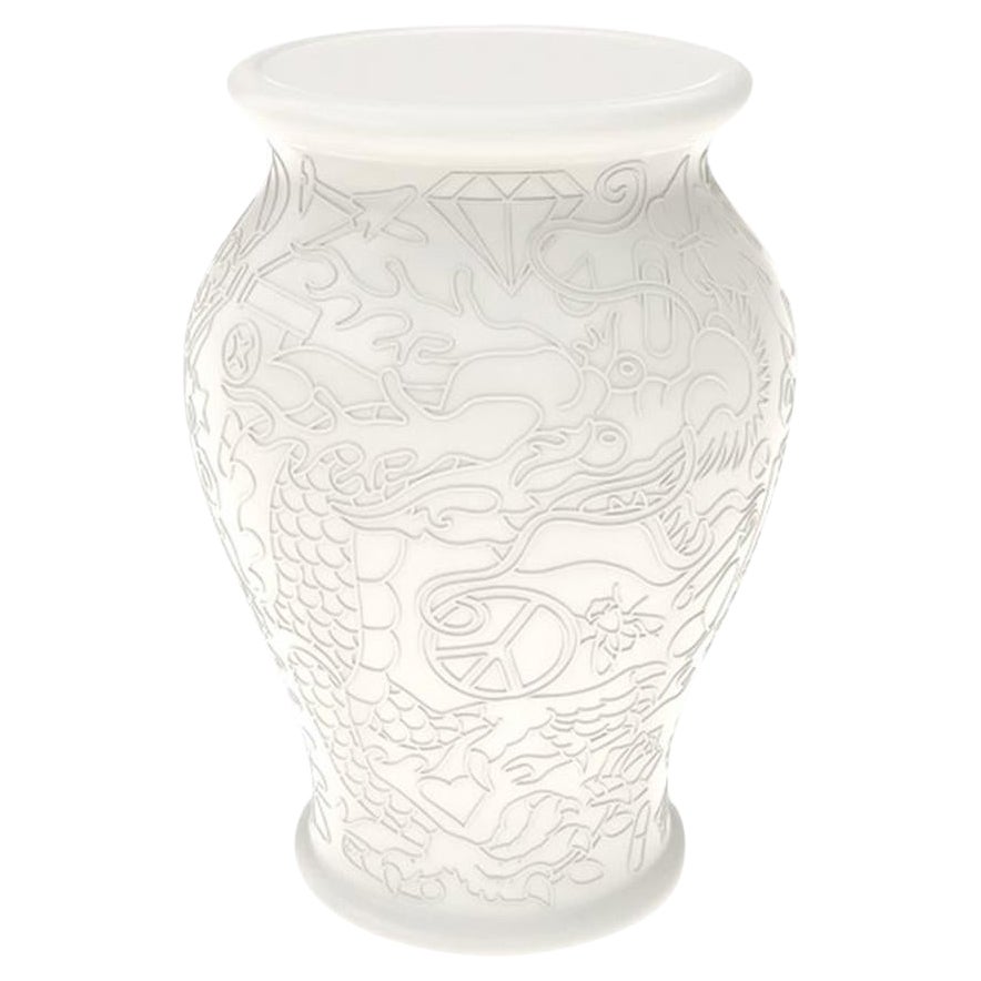Ming White Stool / Side Table by Studio Job, Made in Italy