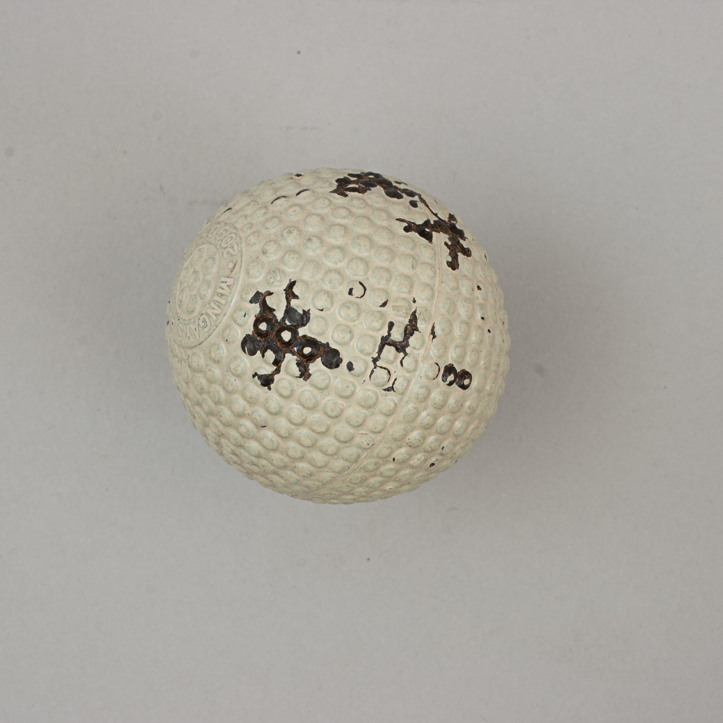 Mingays Patent, Gutta Percha, Golf Ball For Sale 5