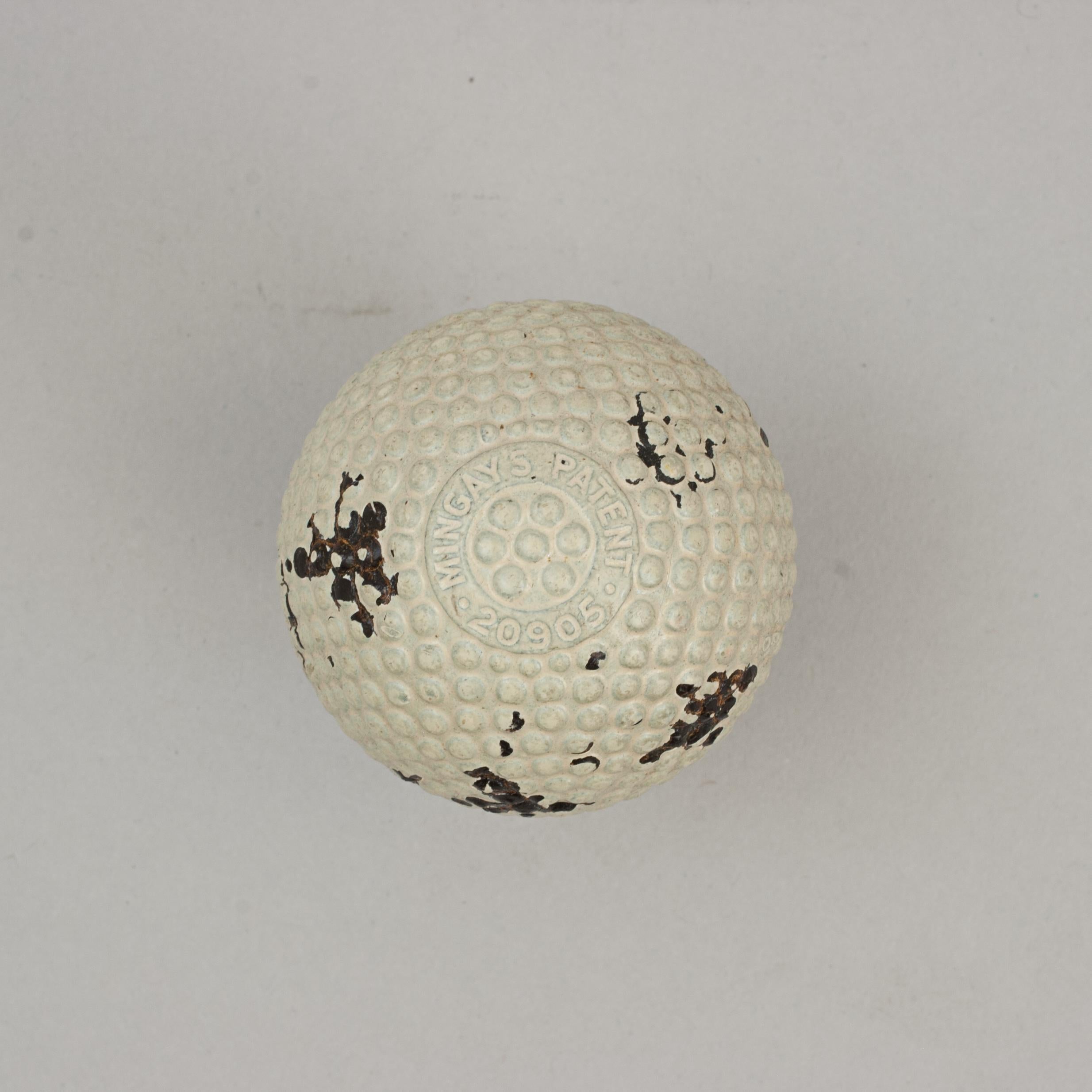 Mingays Patent, Gutta Percha, Golf Ball For Sale 2