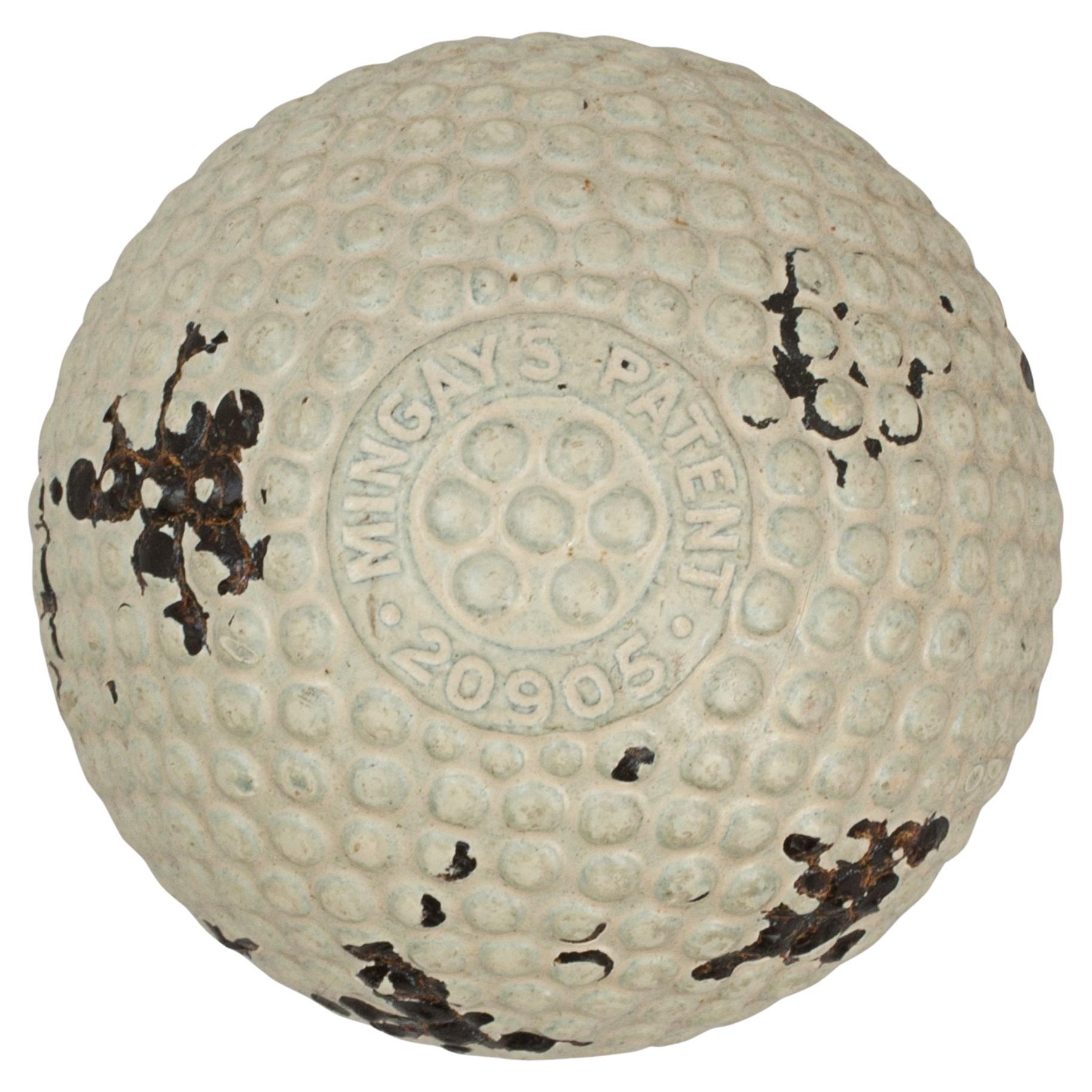 Mingays Patent, Gutta Percha, Golf Ball For Sale