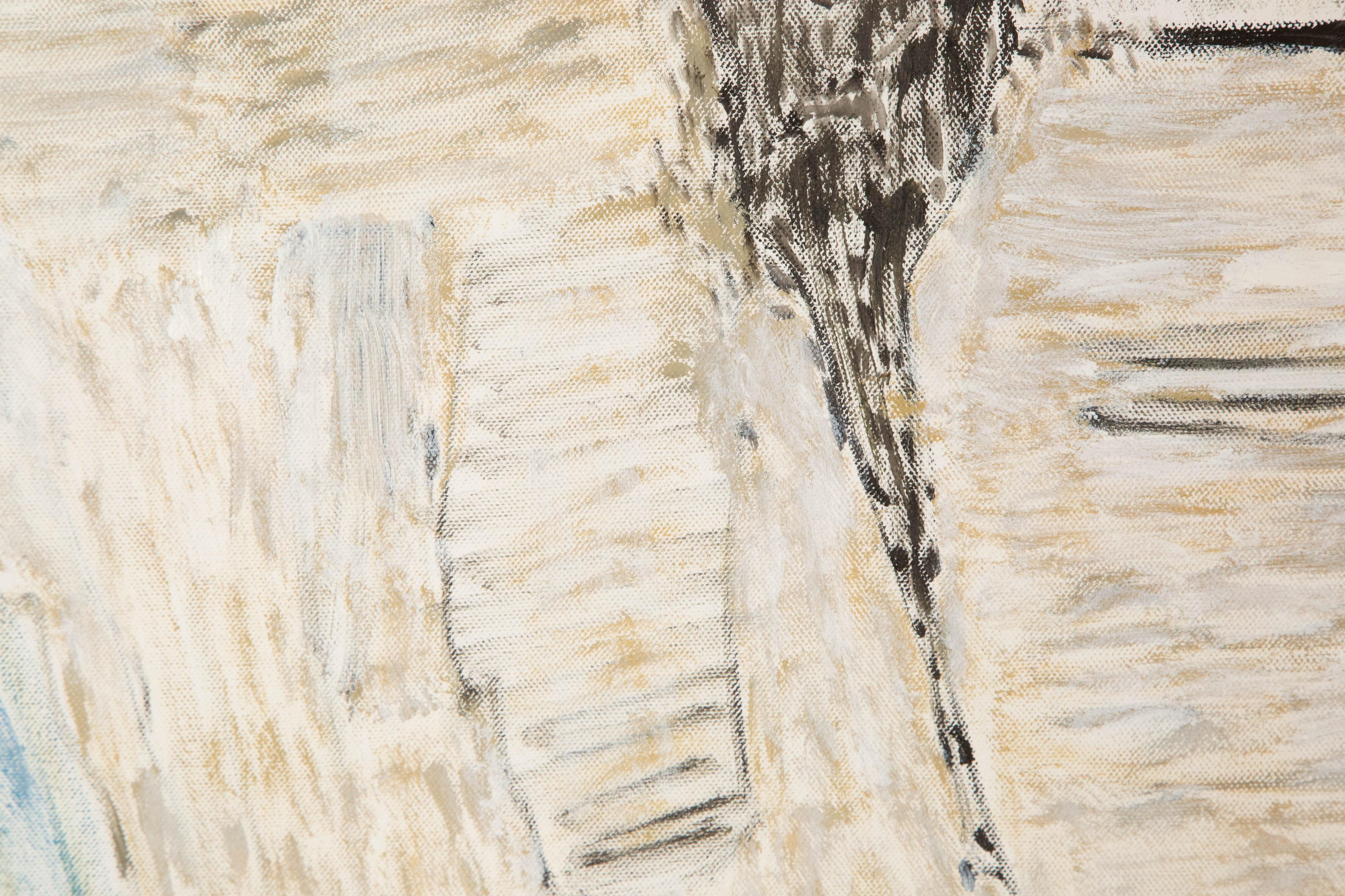 Abstraktes Original-Acryl auf Leinwand „Untitled I“ Mingguang Yu im Angebot 11
