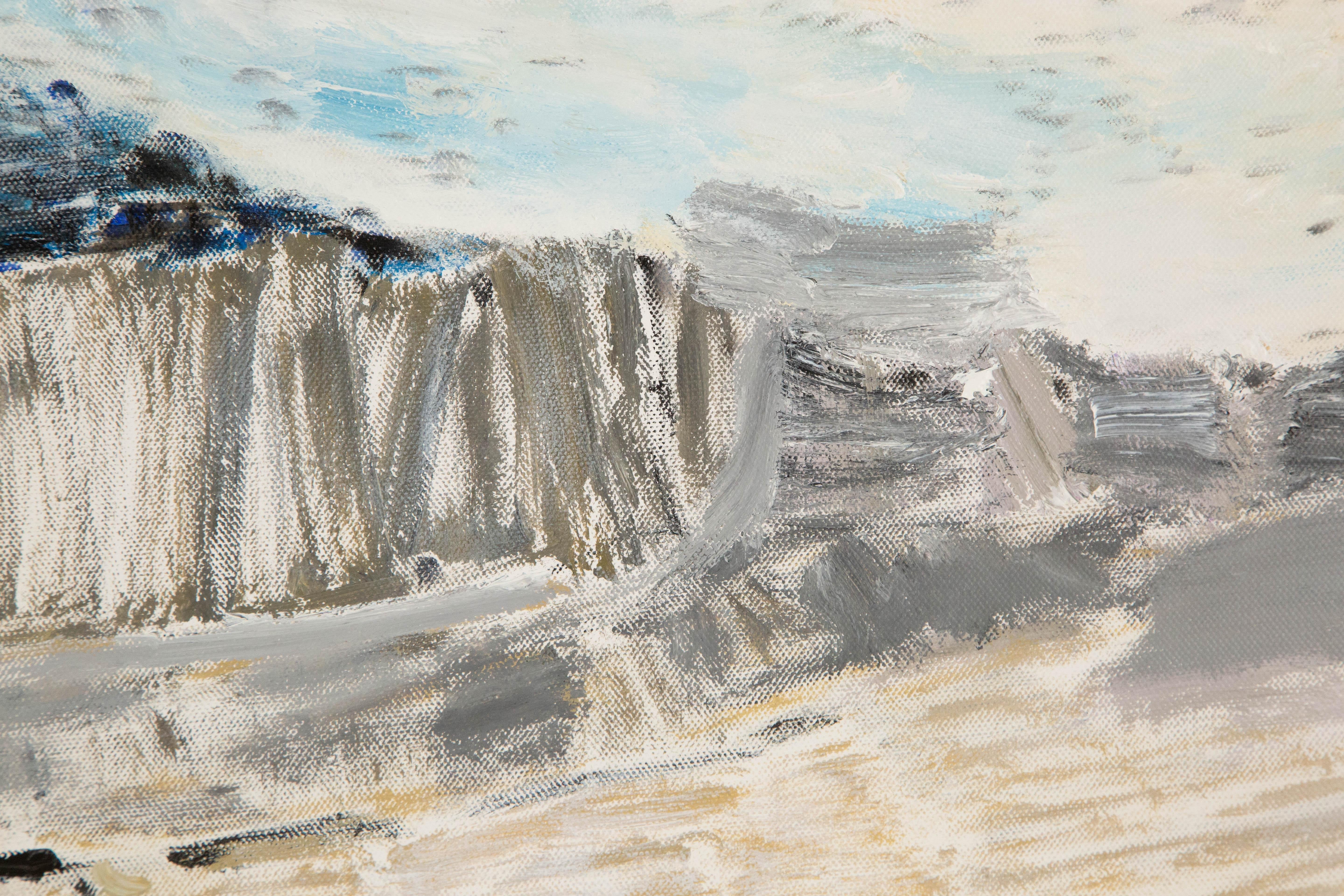 Abstraktes Original-Acryl auf Leinwand „Untitled I“ Mingguang Yu im Angebot 12