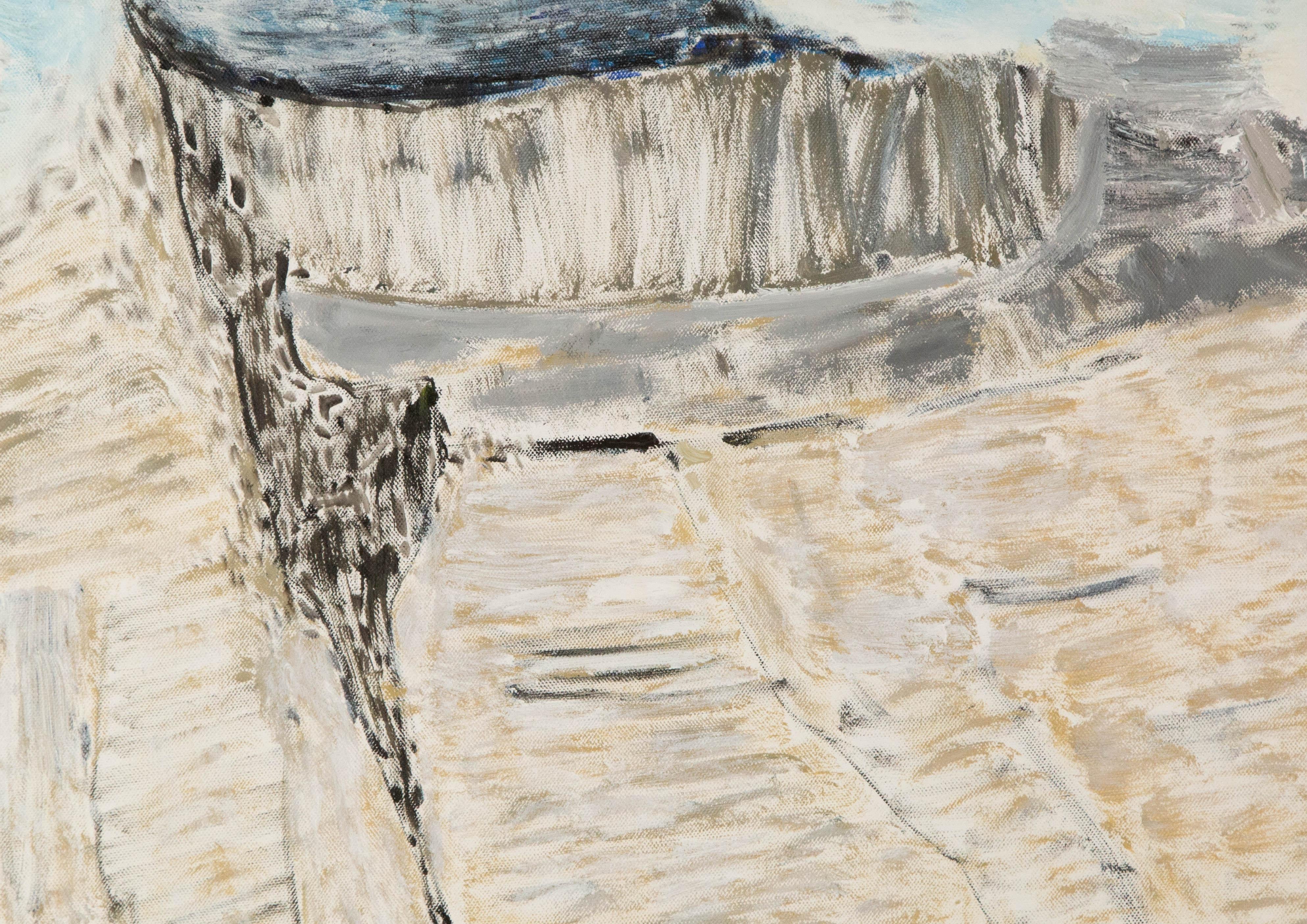 Abstraktes Original-Acryl auf Leinwand „Untitled I“ Mingguang Yu im Angebot 1