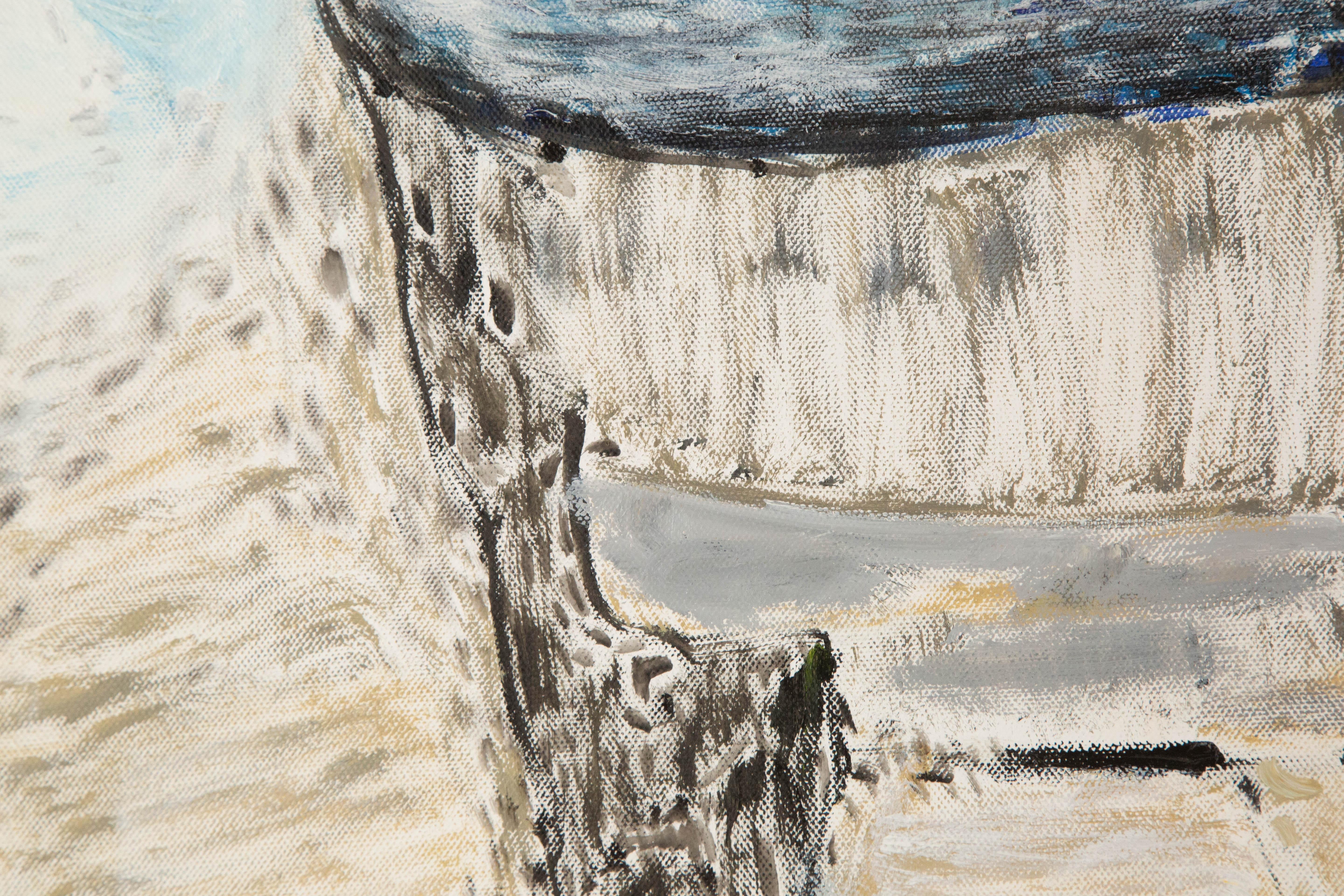 Abstraktes Original-Acryl auf Leinwand „Untitled I“ Mingguang Yu im Angebot 6