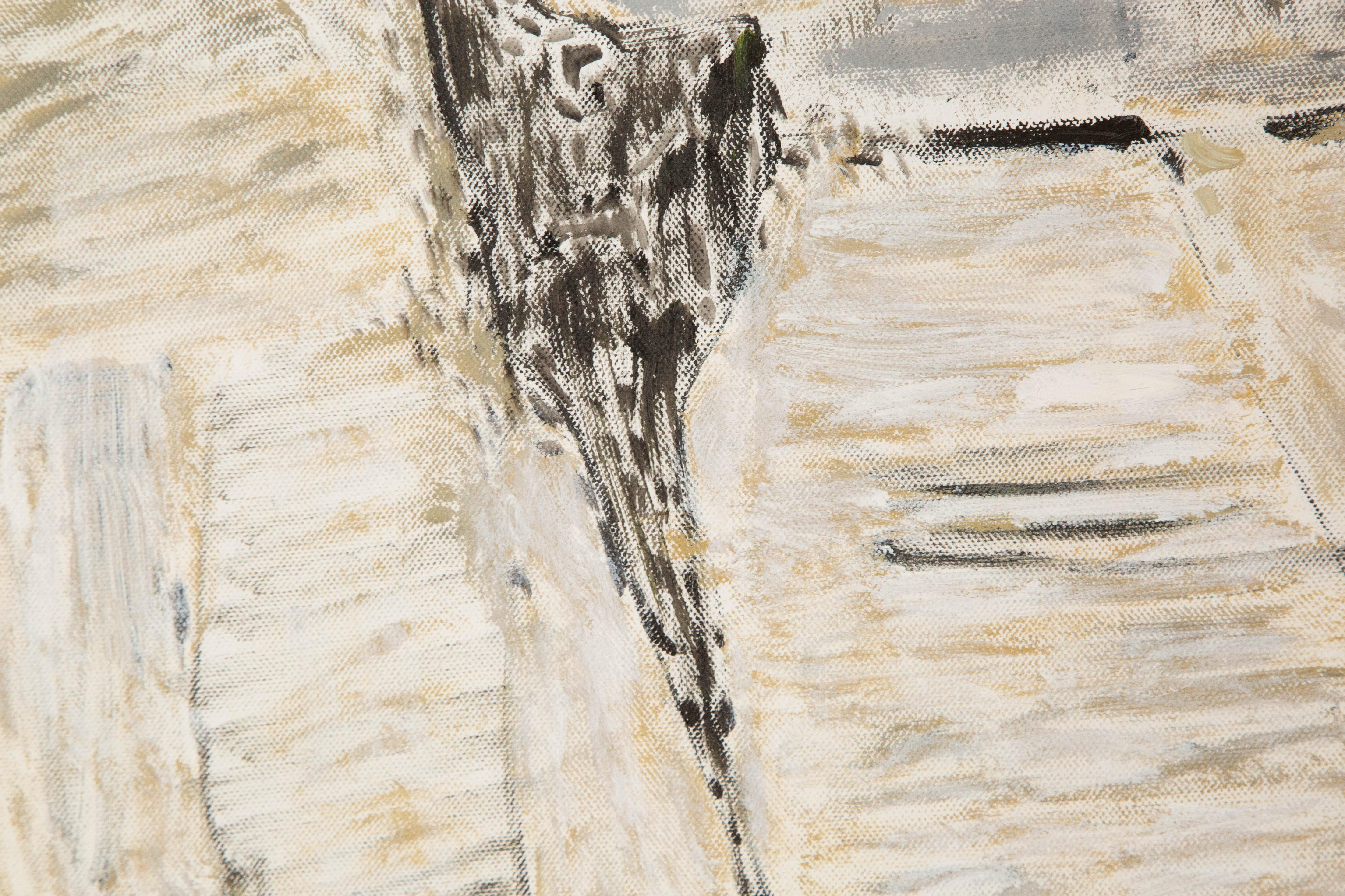 Abstraktes Original-Acryl auf Leinwand „Untitled I“ Mingguang Yu im Angebot 8
