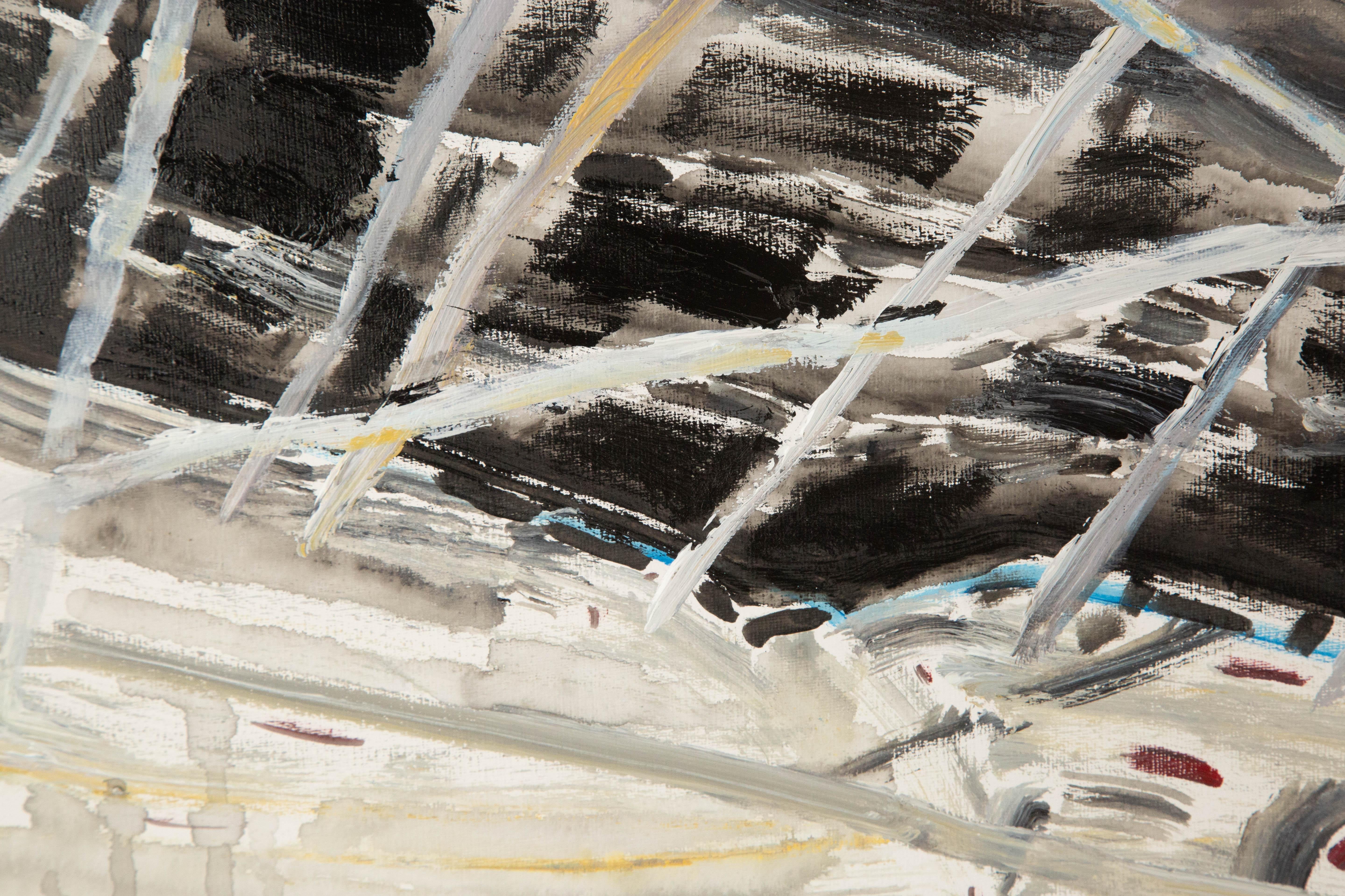 Mingguang Yu Abstract Original Acrylic On Canvas 