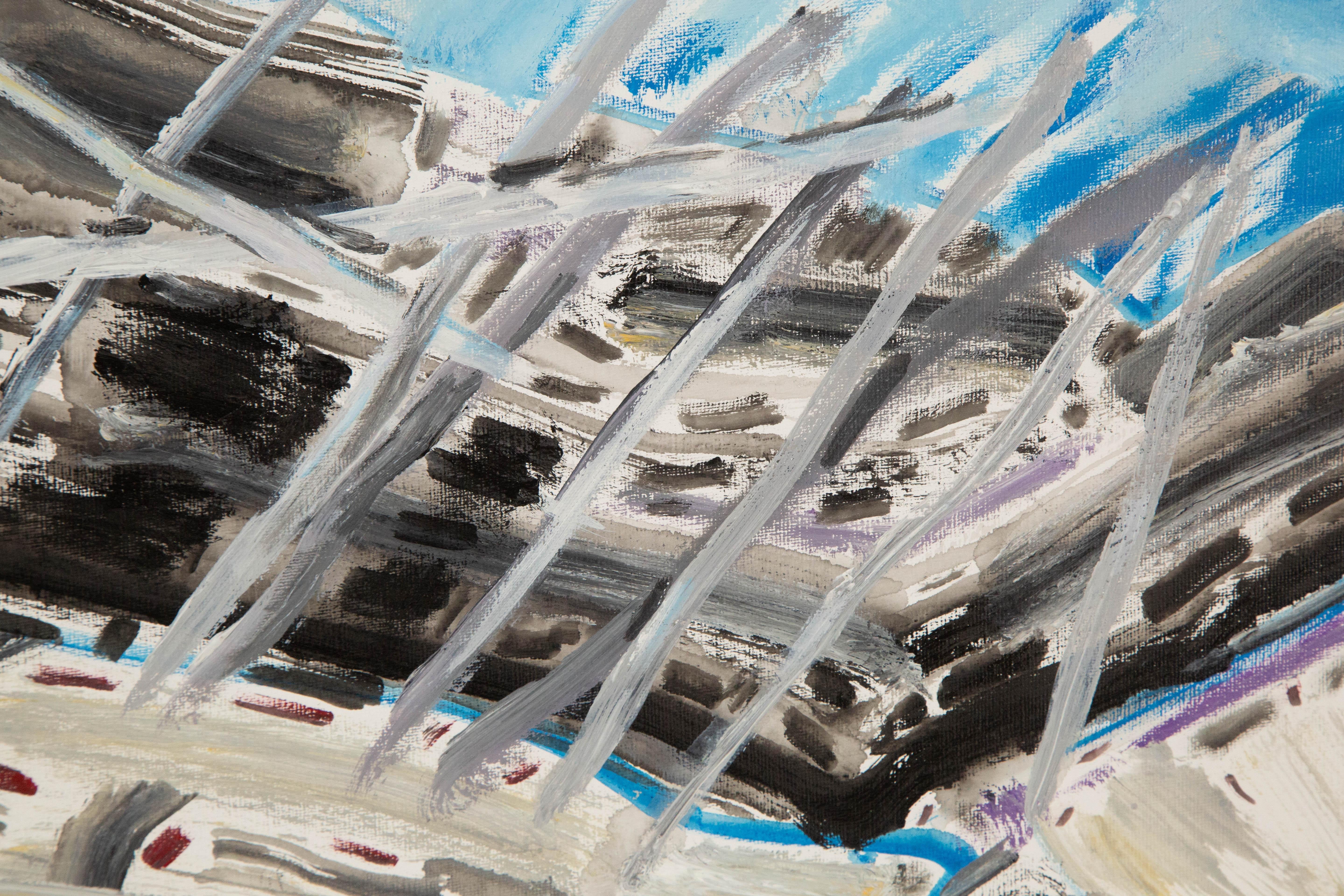 Mingguang Yu Abstract Original Acrylic On Canvas 