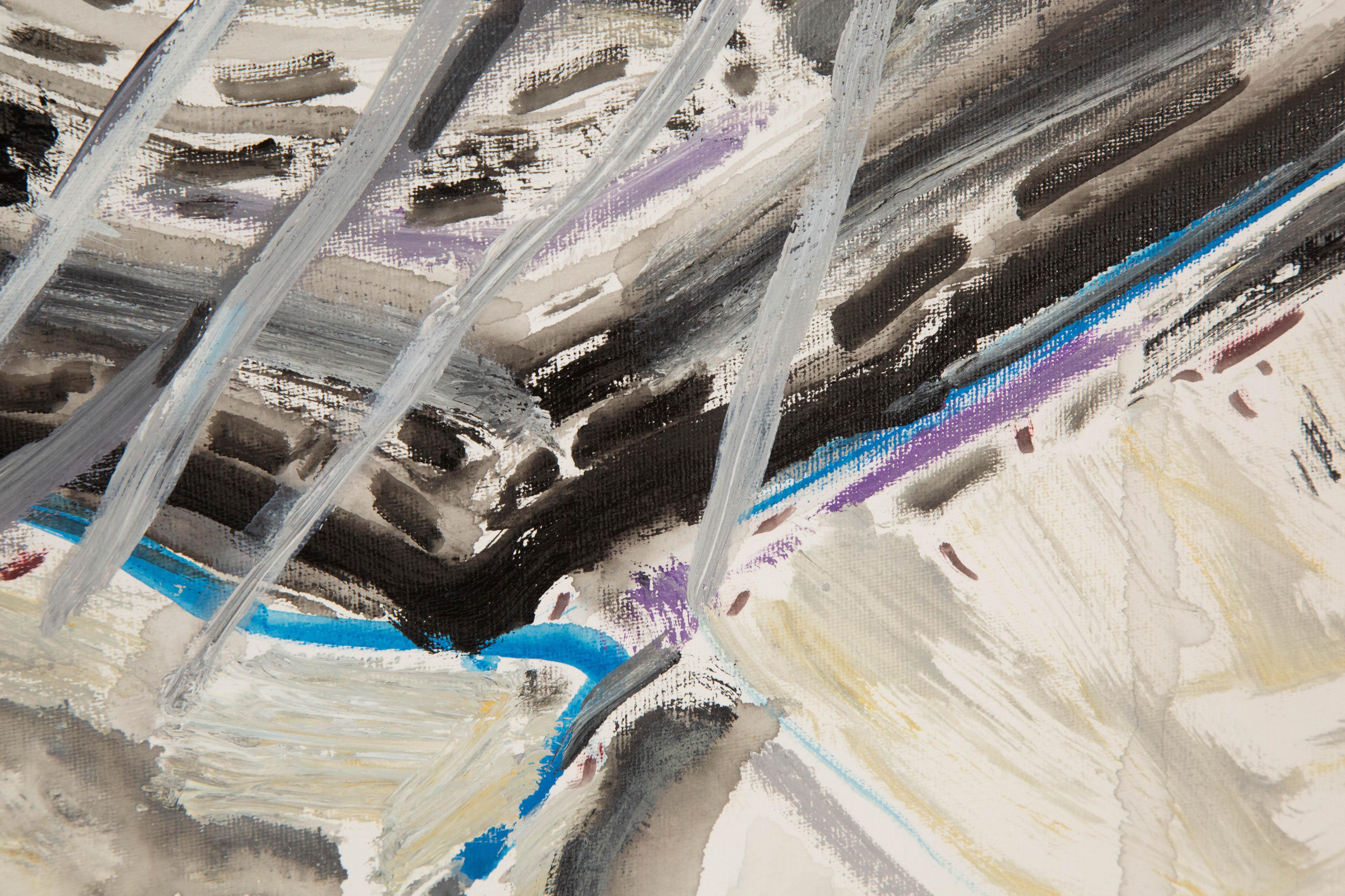 Mingguang Yu Abstract Original Acrylic On Canvas 