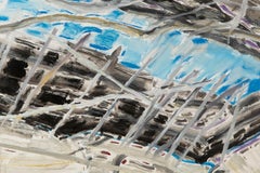 Mingguang Yu Abstract Original Acrylic On Canvas "Untitled II"
