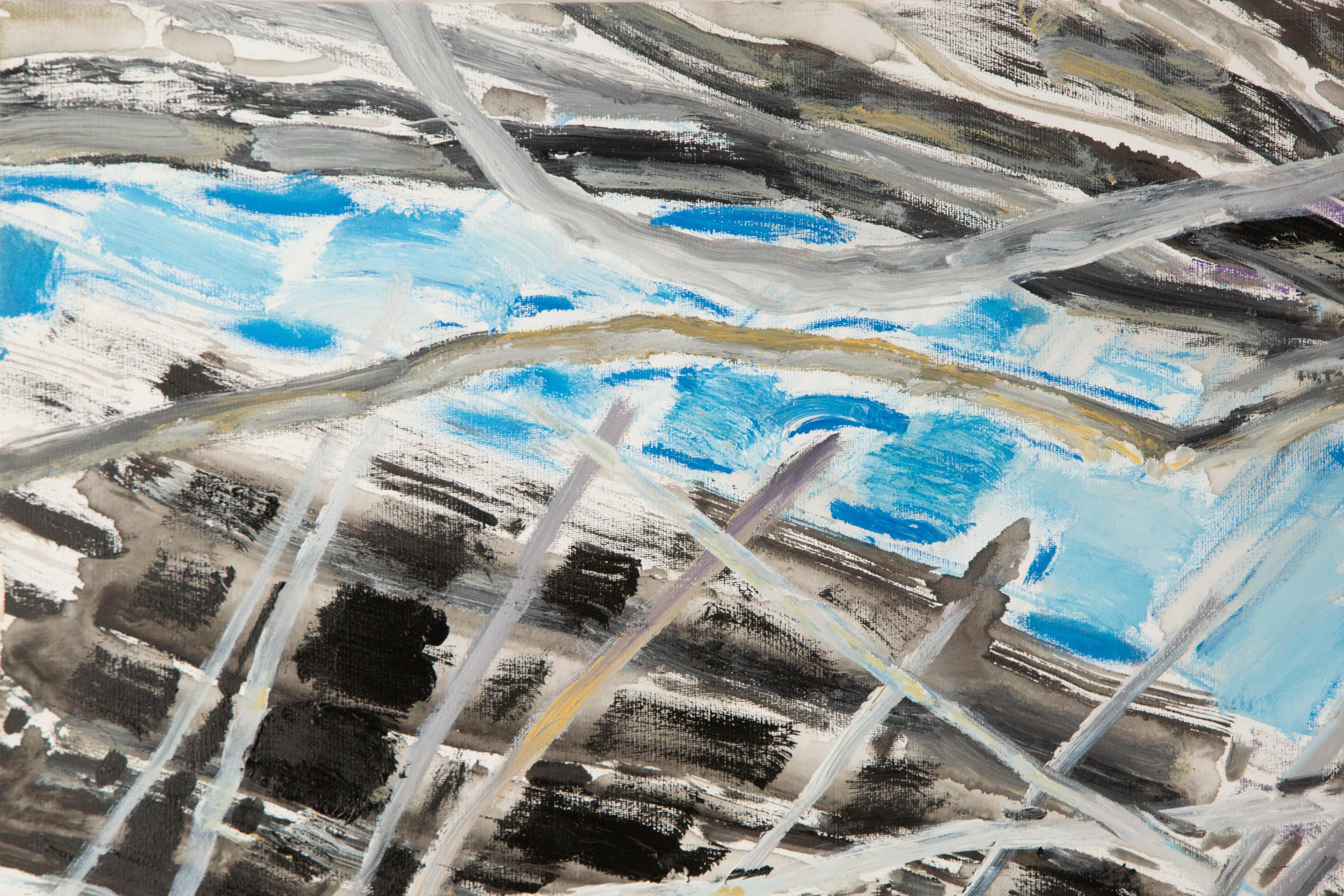 Mingguang Yu Abstract Original Acrylic On Canvas 