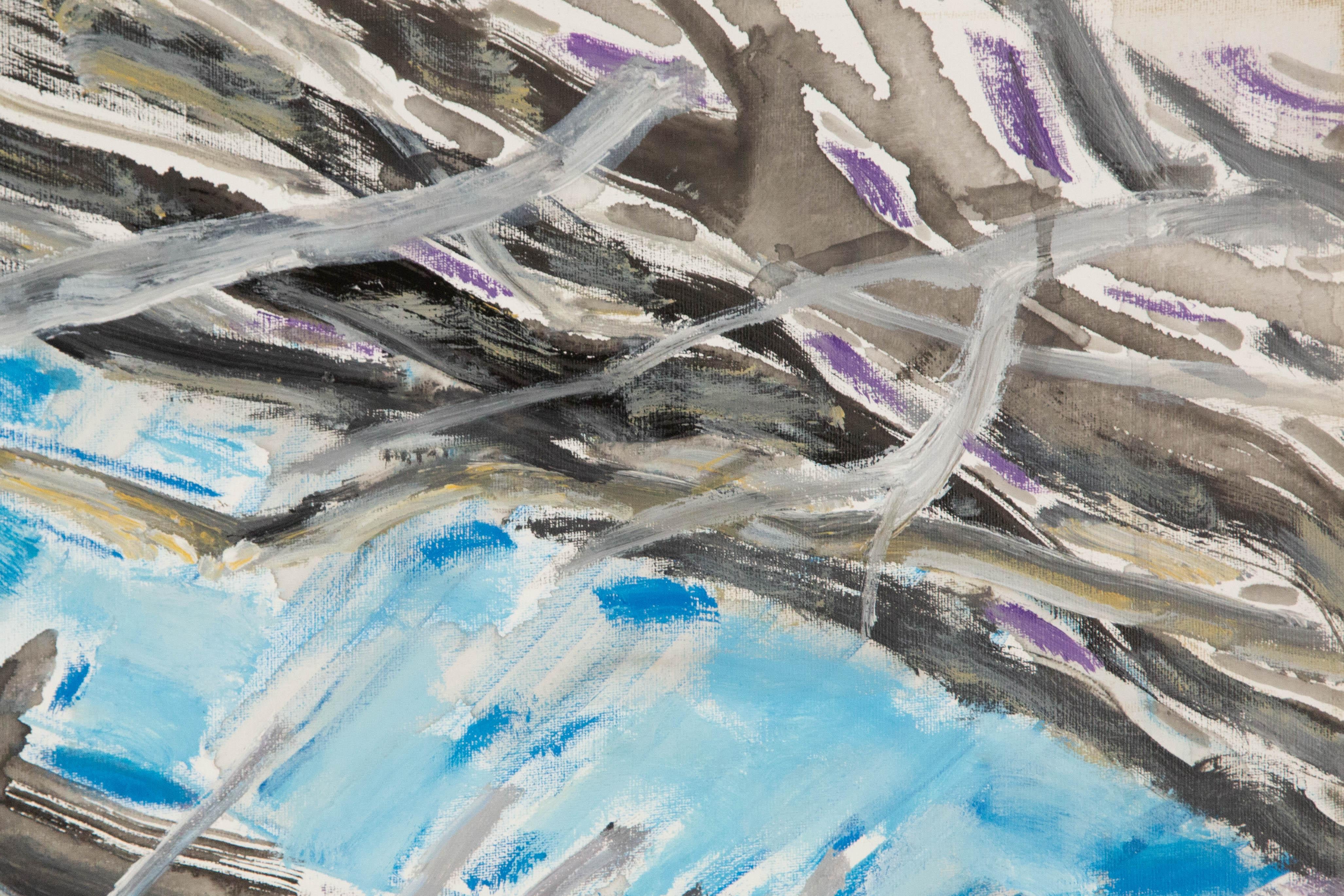 Mingguang Yu Abstract Original Acrylic On Canvas 